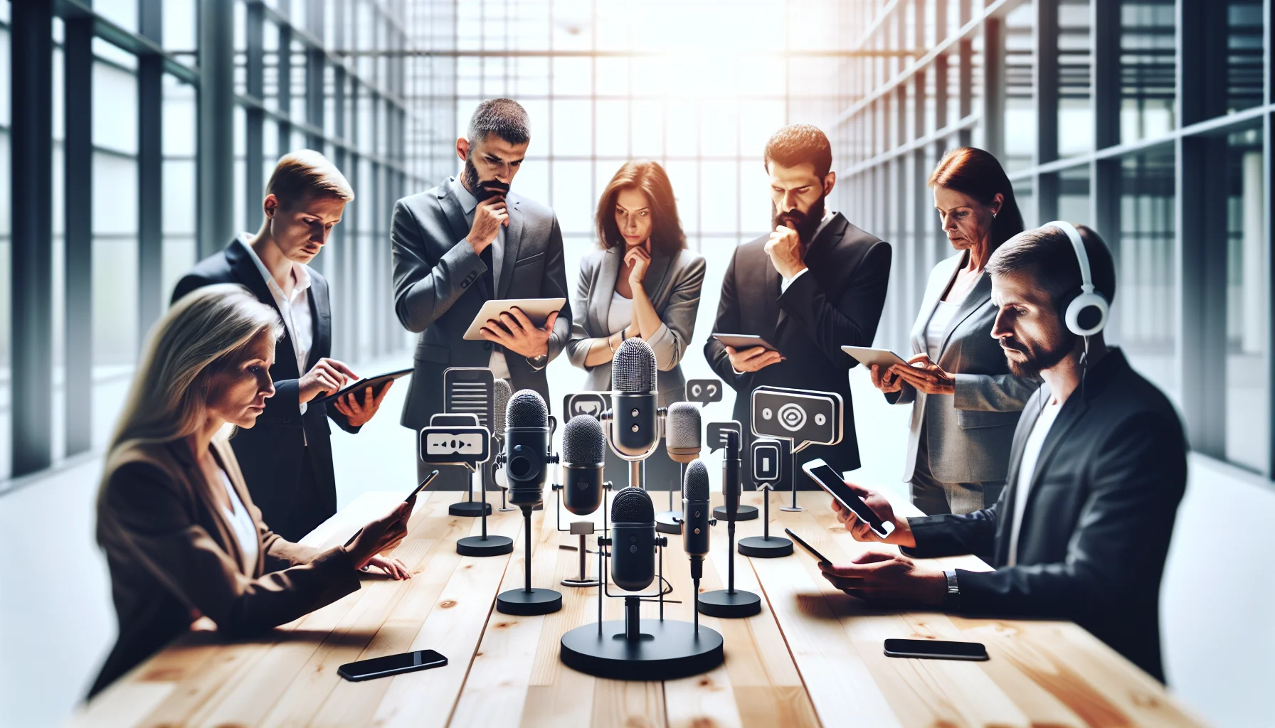Employee listening on commute illustrating podcast distribution corporate strategy