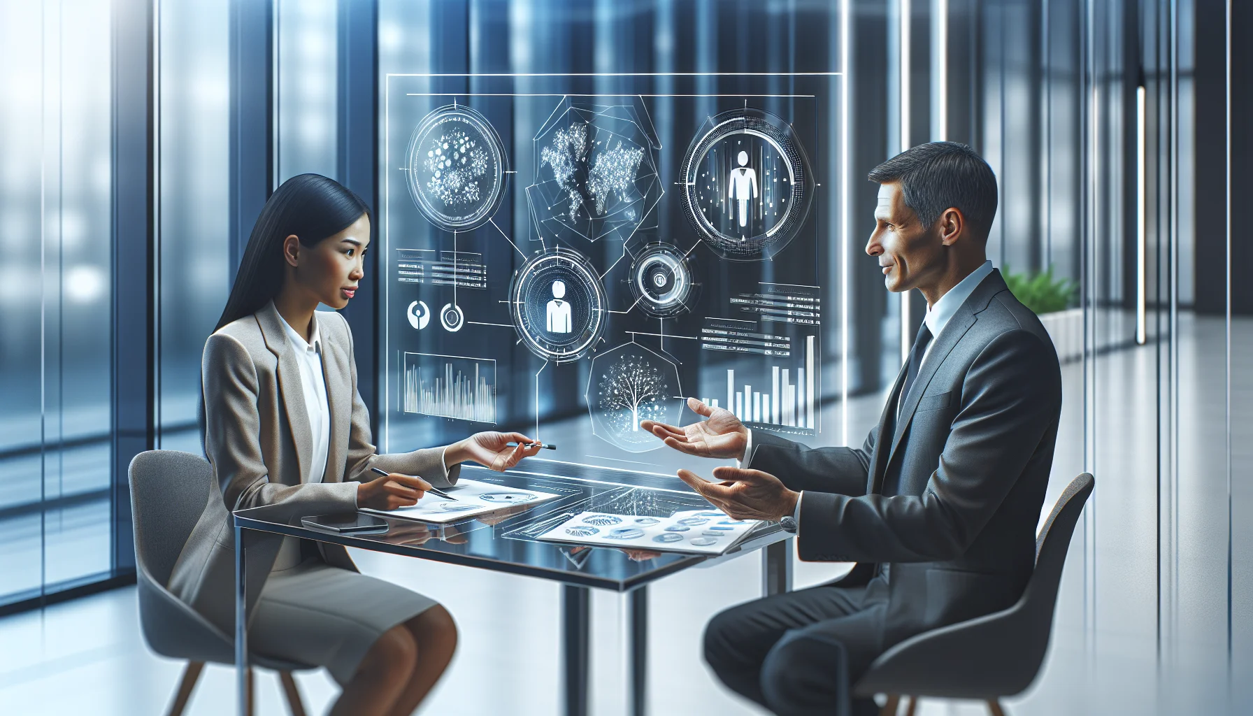 Leadership team reviewing HR reporting to executives one-page brief