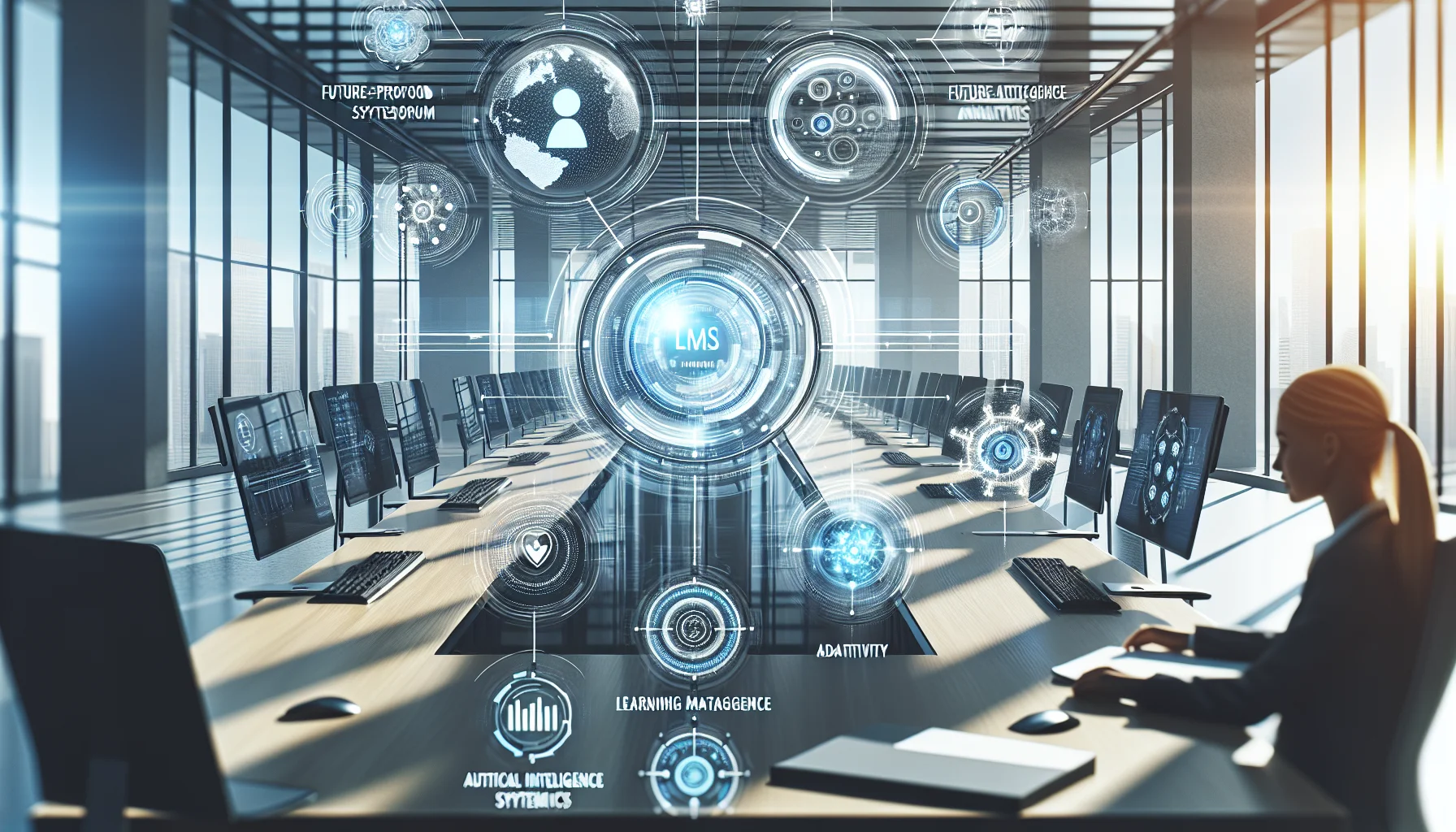 Learners using dashboard showing future-proof LMS analytics and recommendations