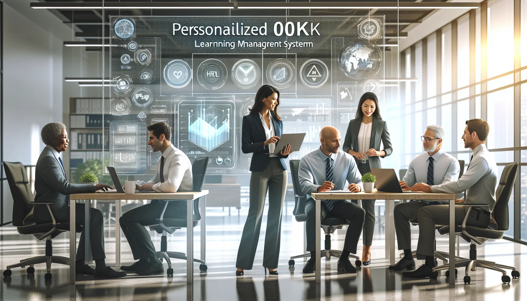 Engineer reviewing personalized 401k LMS dashboard with calculators