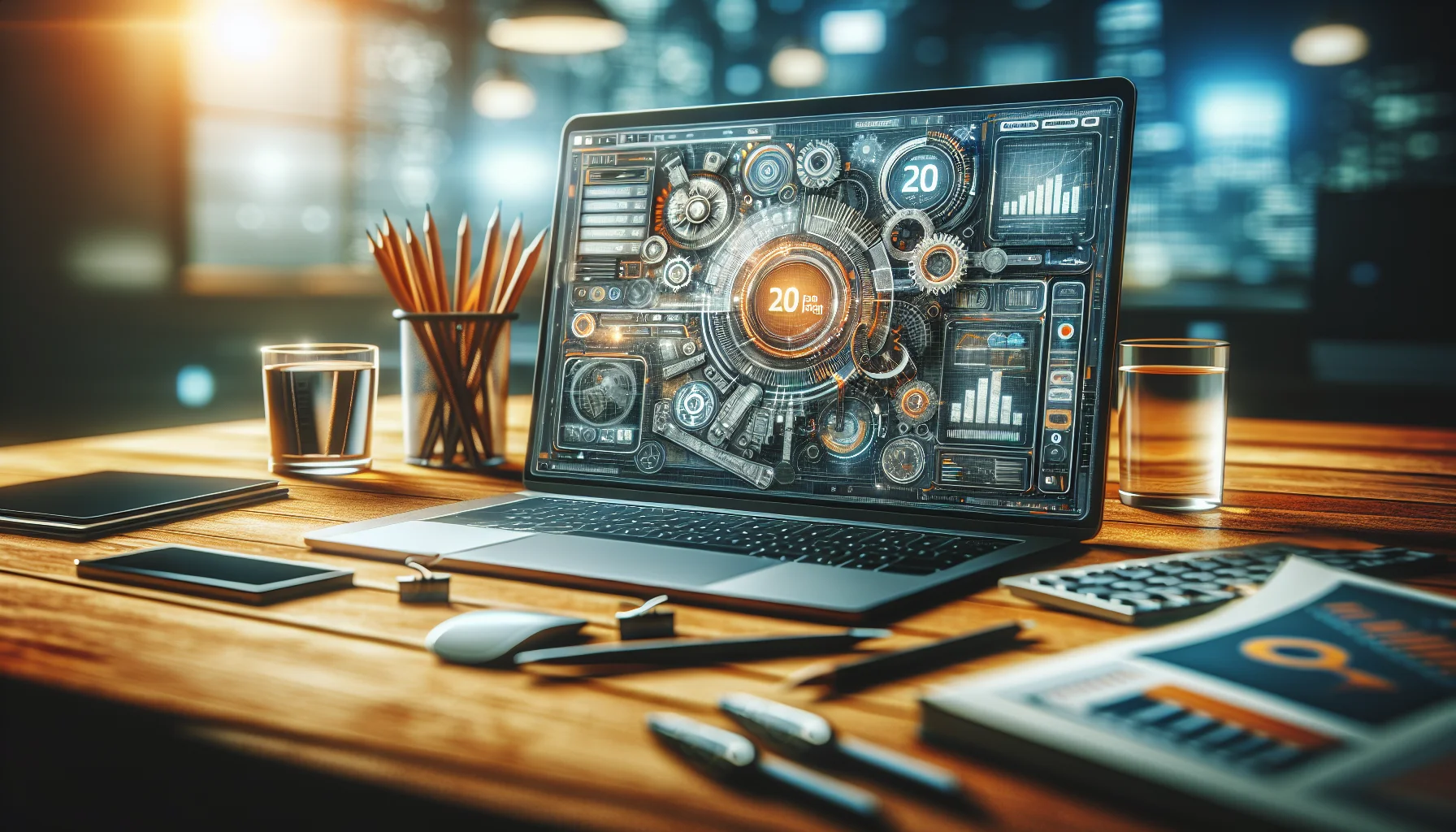 Team executing a 20 pages workflow on laptop screens