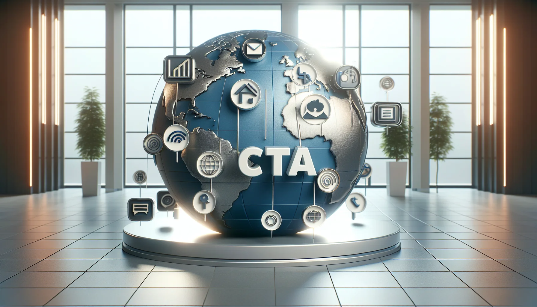 Team reviewing multilingual CTA strategy and analytics on laptop