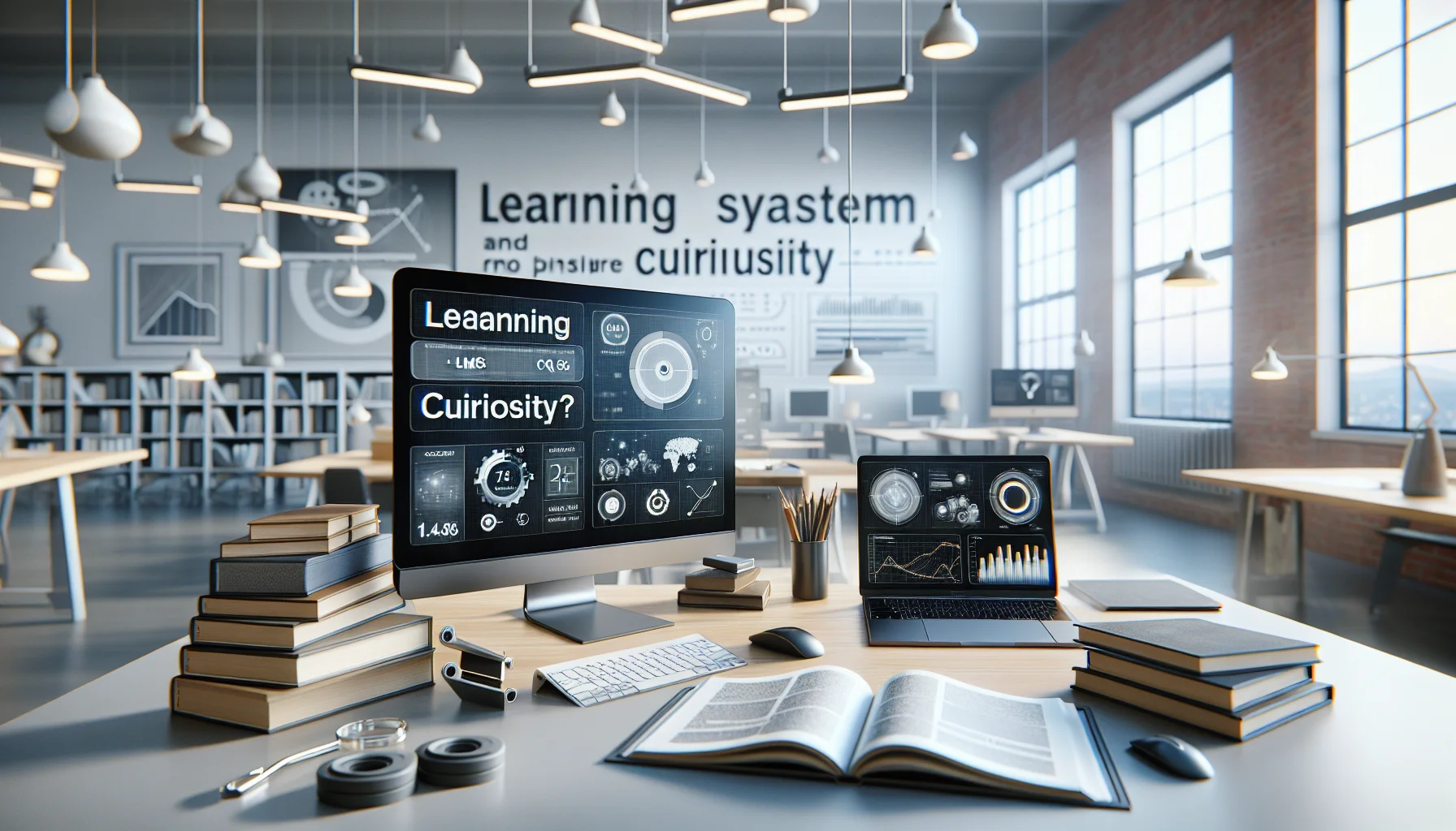 Dashboard showing lms for curiosity analytics and CQ metrics