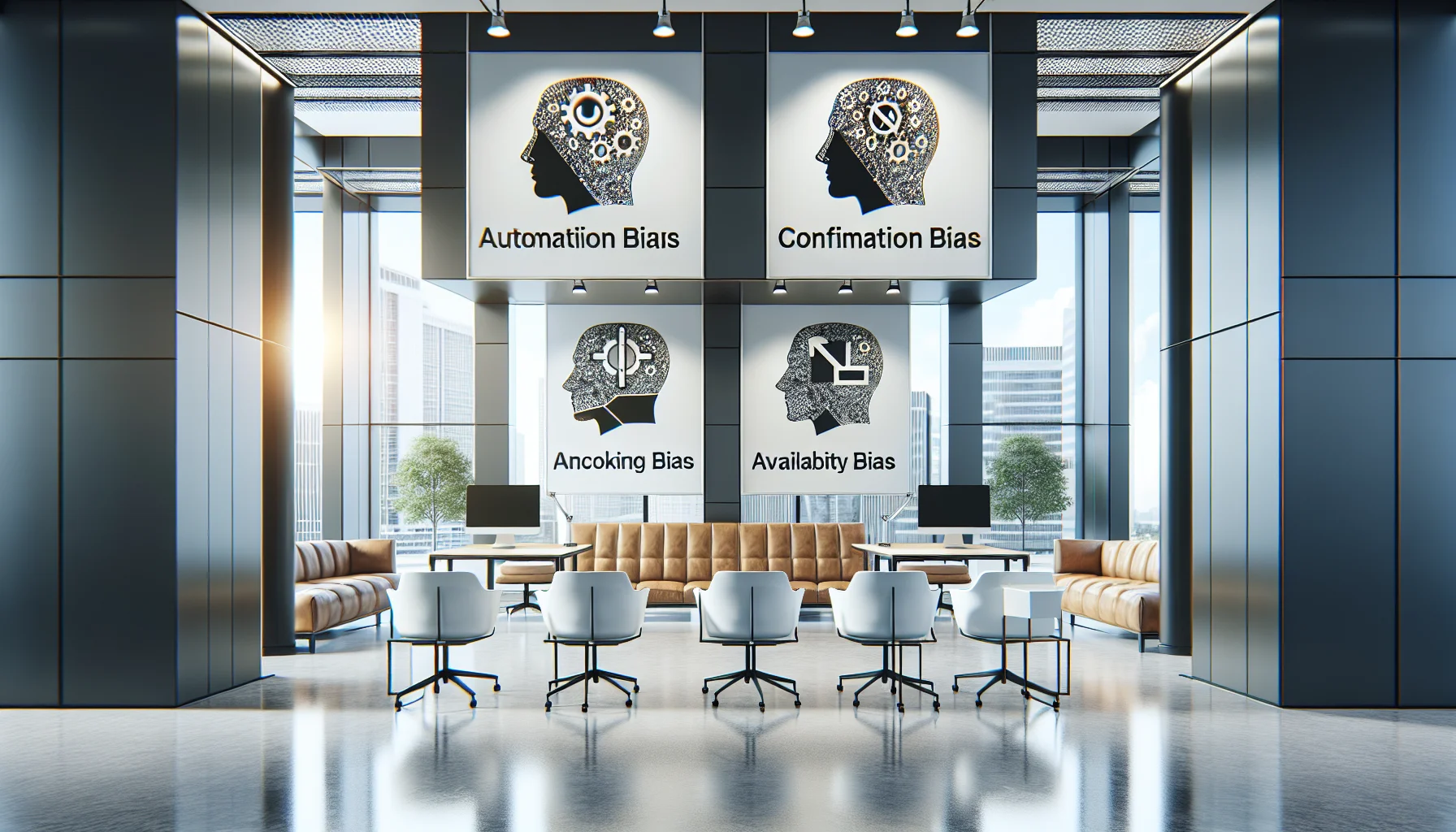 Team running blind review to detect cognitive biases AI
