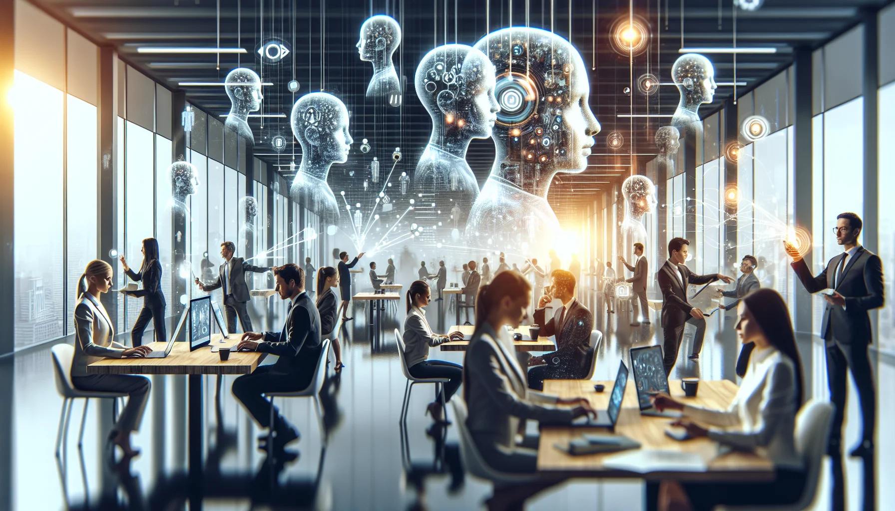 HR team using collaborative intelligence in HR dashboards