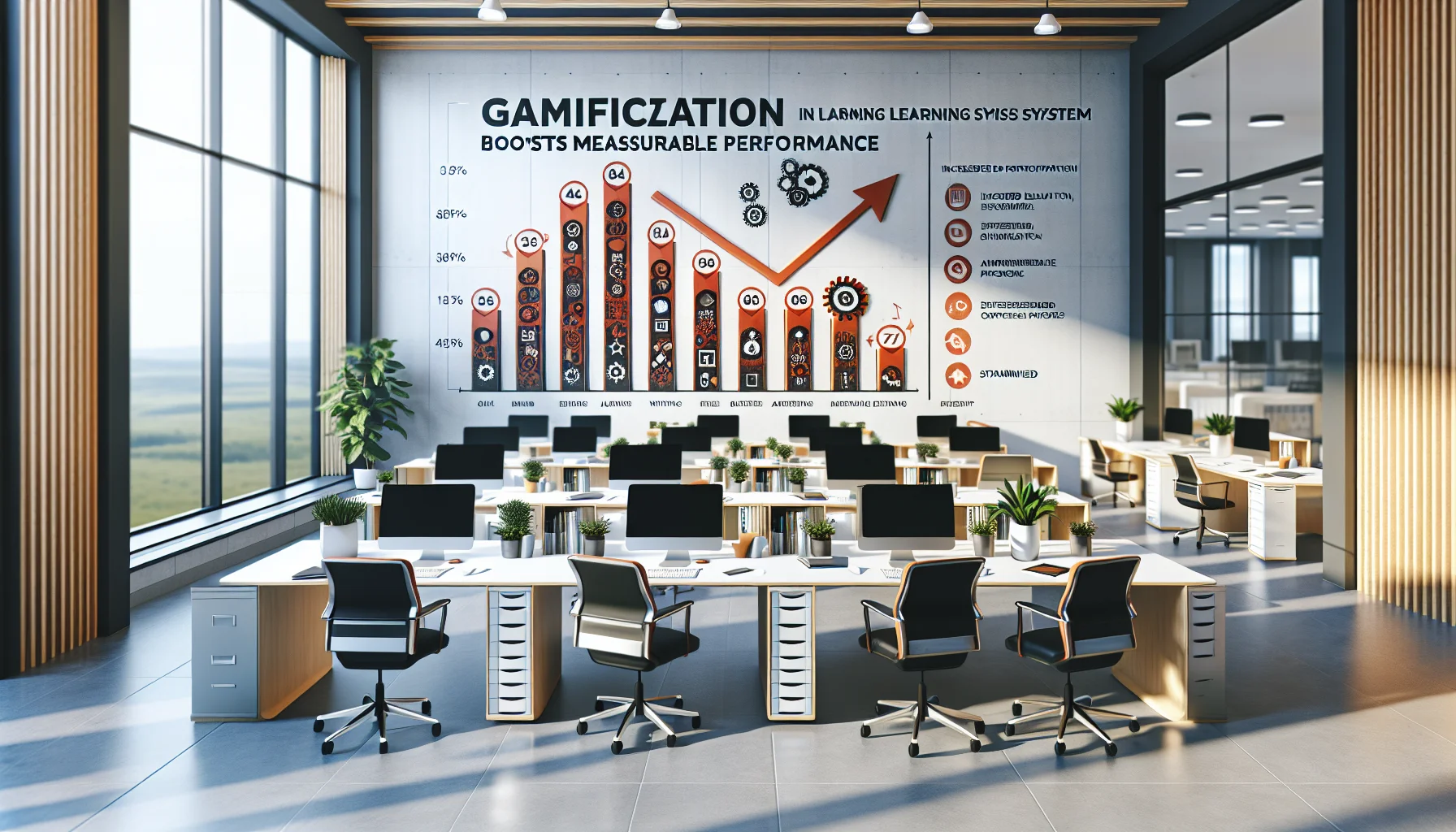LMS dashboard showing gamification in LMS points and badges