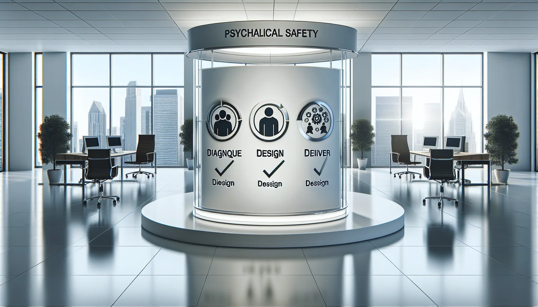 L&D team planning a psychological safety framework workshop