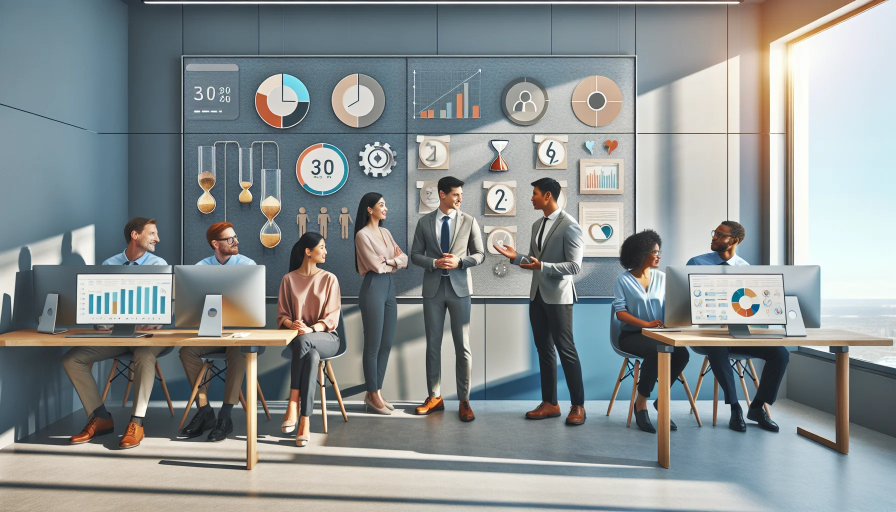 Managers facilitating social learning wellbeing in a remote team meeting