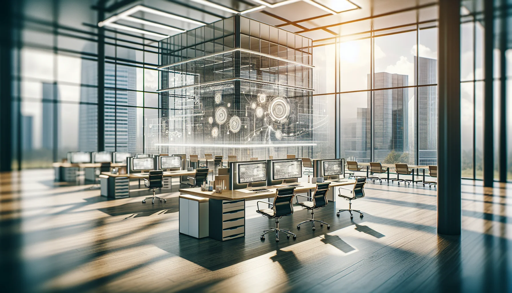 Executives reviewing AI learning trust framework on laptop screen