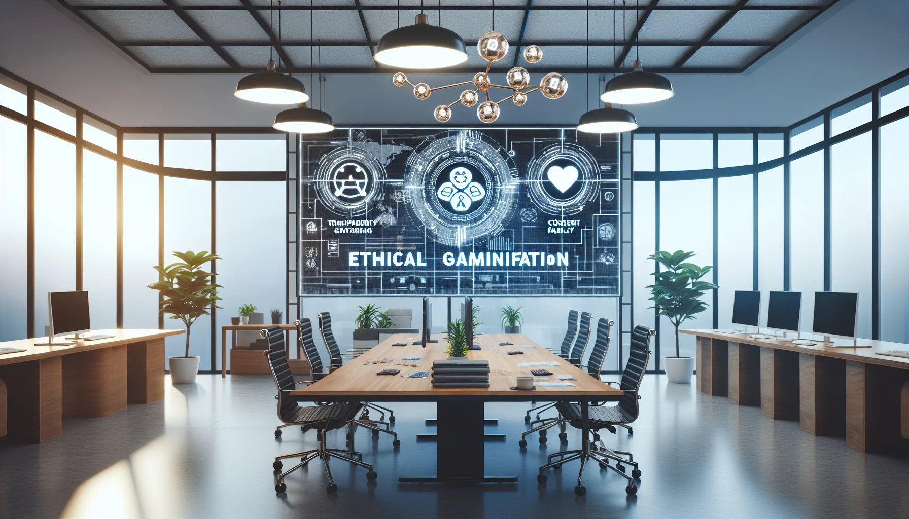 Team reviewing ethical gamification checklist on laptop screen