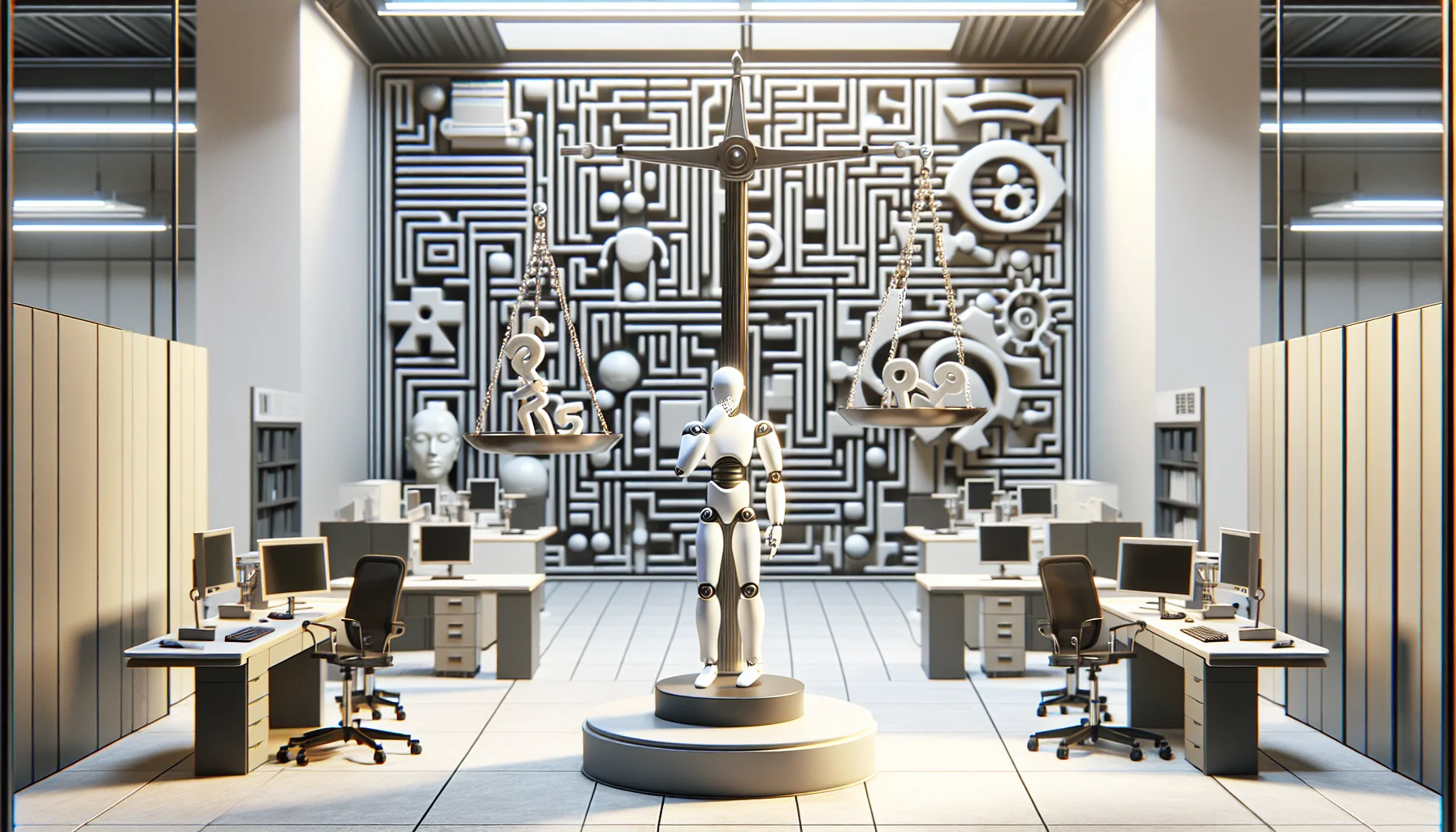 Compliance team reviewing AI regulatory risks dashboard on laptop