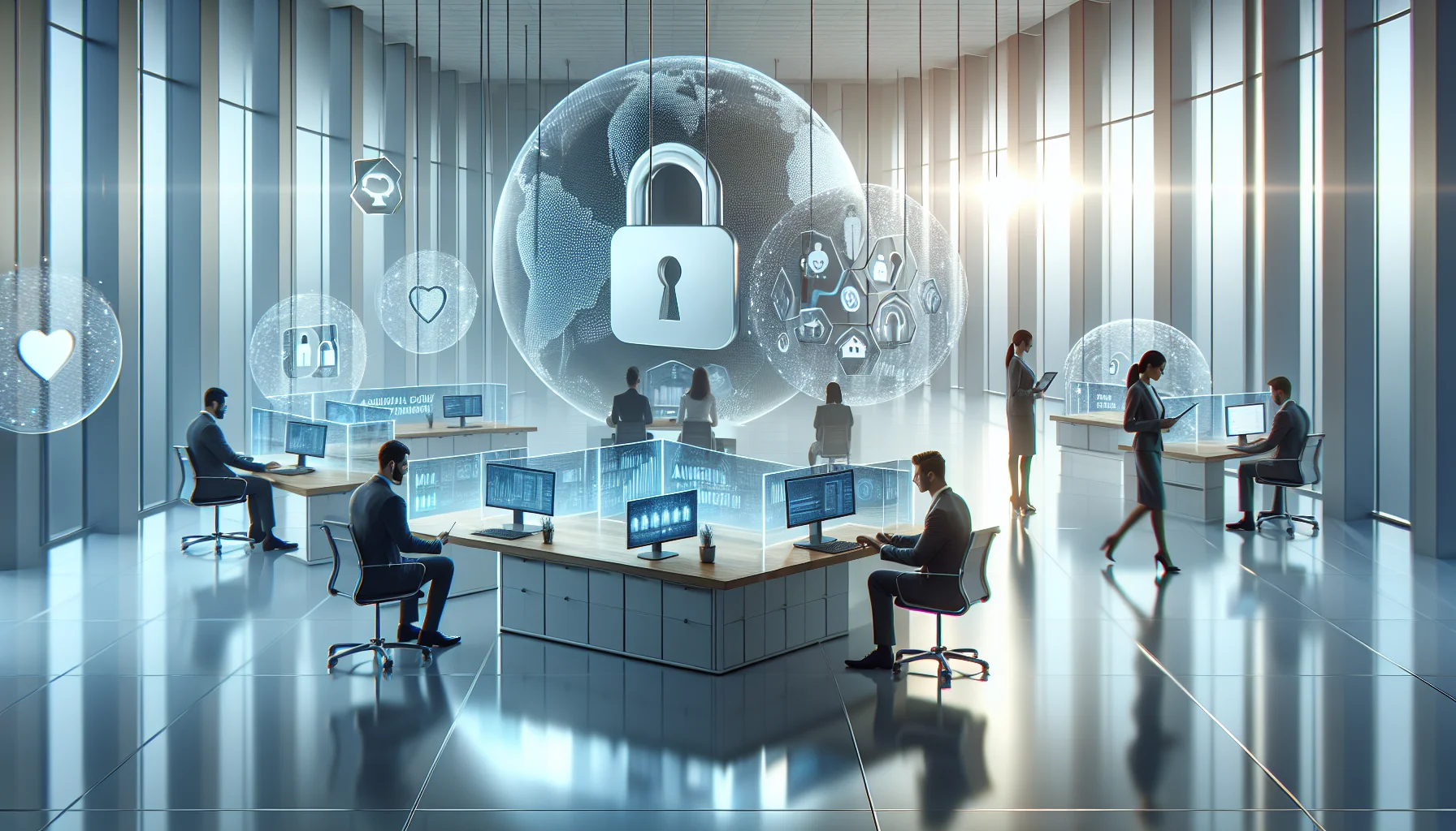 Remote team reviewing privacy social learning controls on laptop