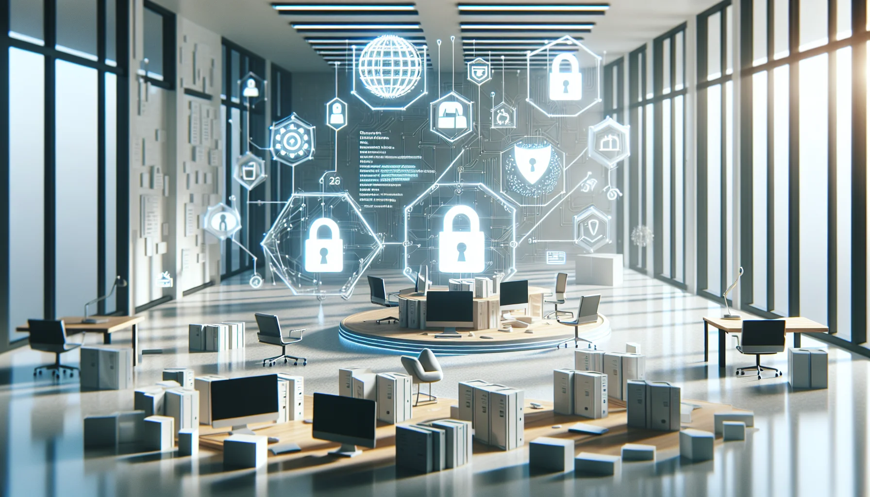 Developers reviewing security and privacy for immersive gamification systems