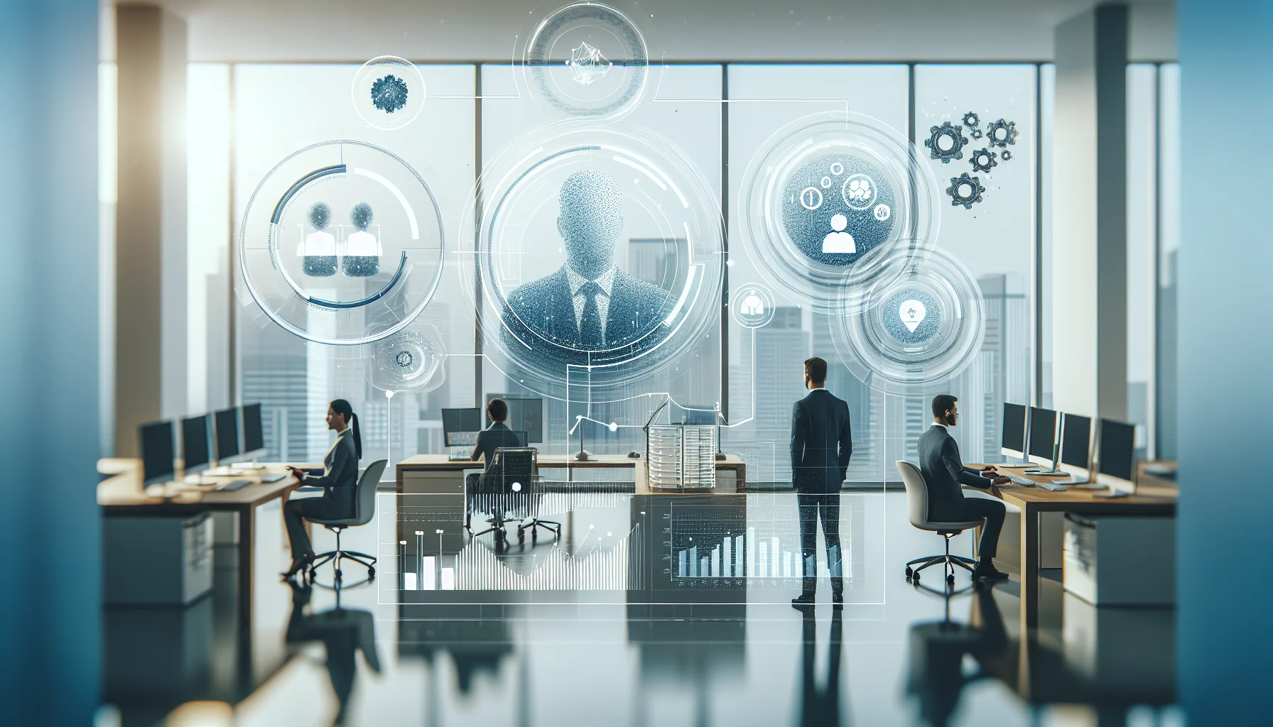 HR team reviewing stay interview software analytics dashboard