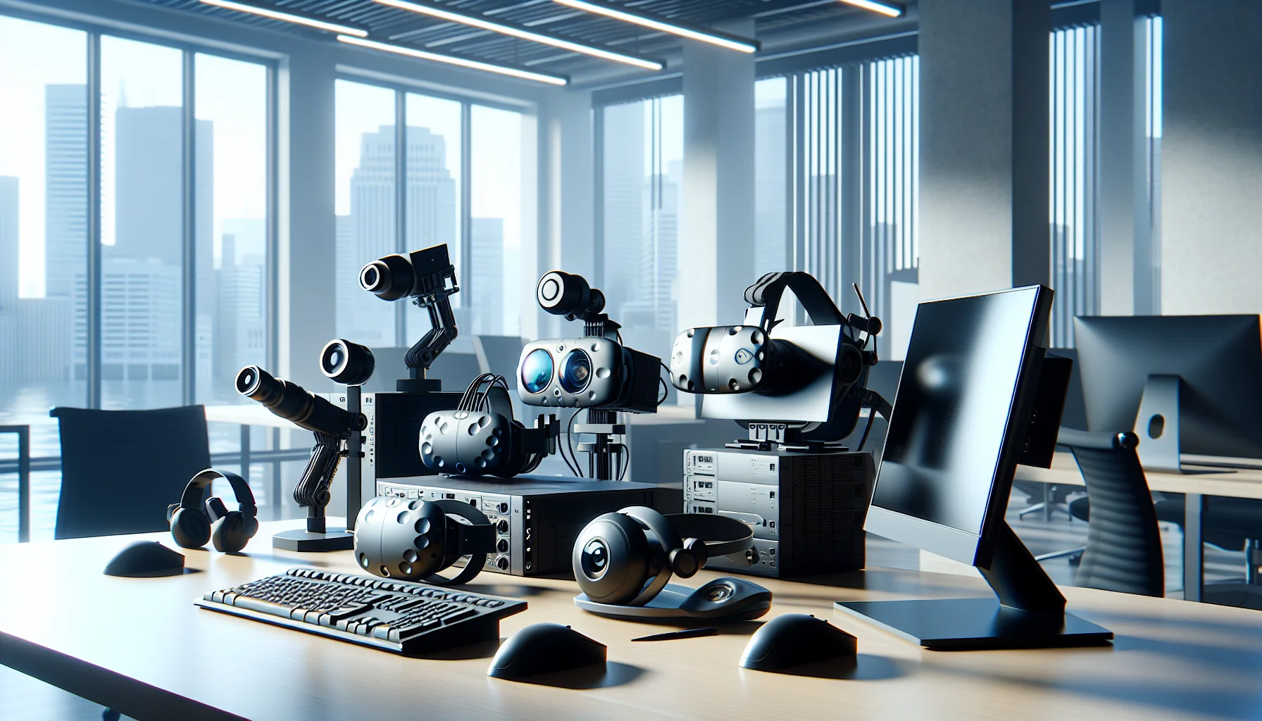 Team building hyper-realistic VR using VR authoring tools