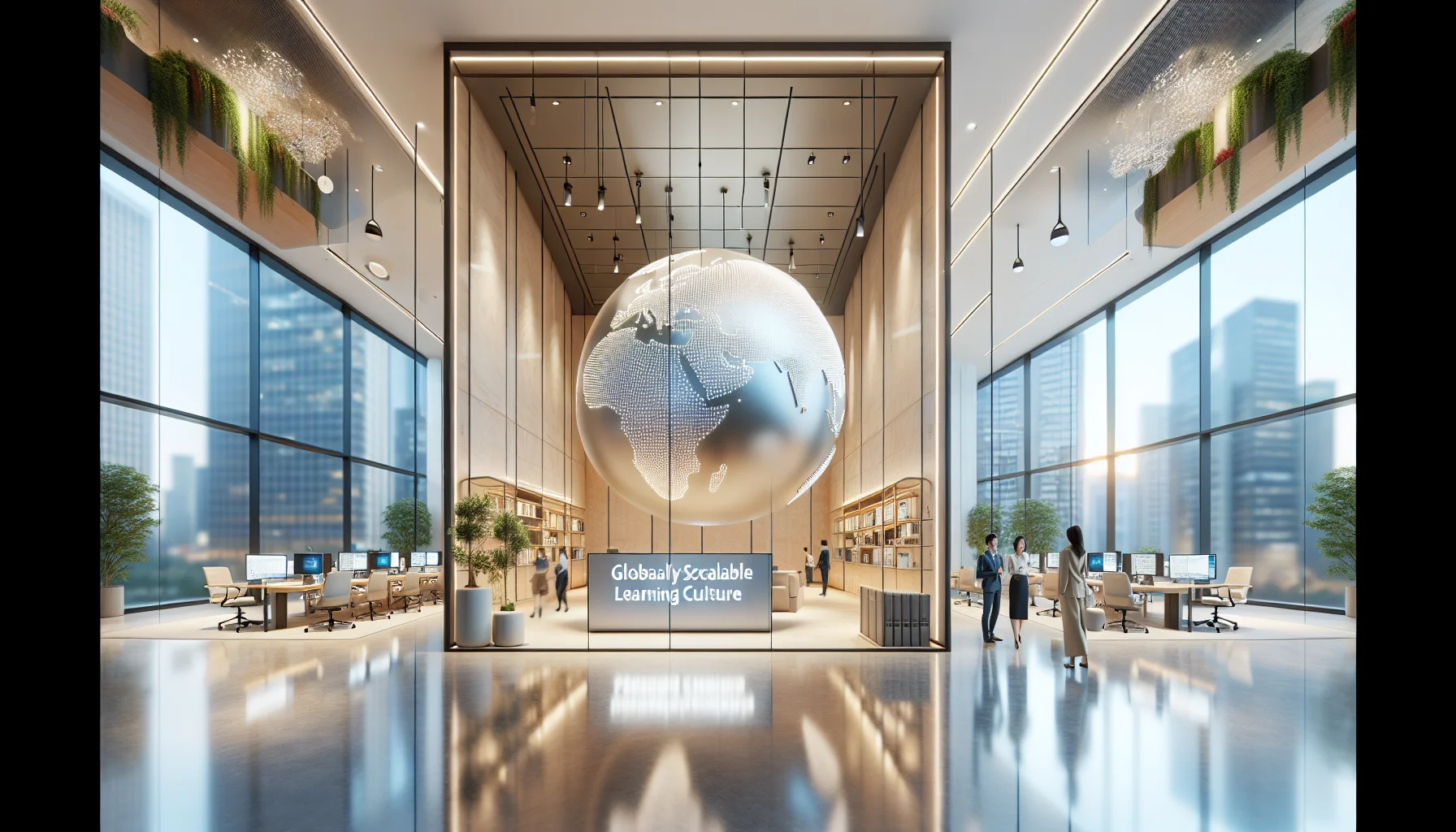 Team planning to scale learning culture across global offices