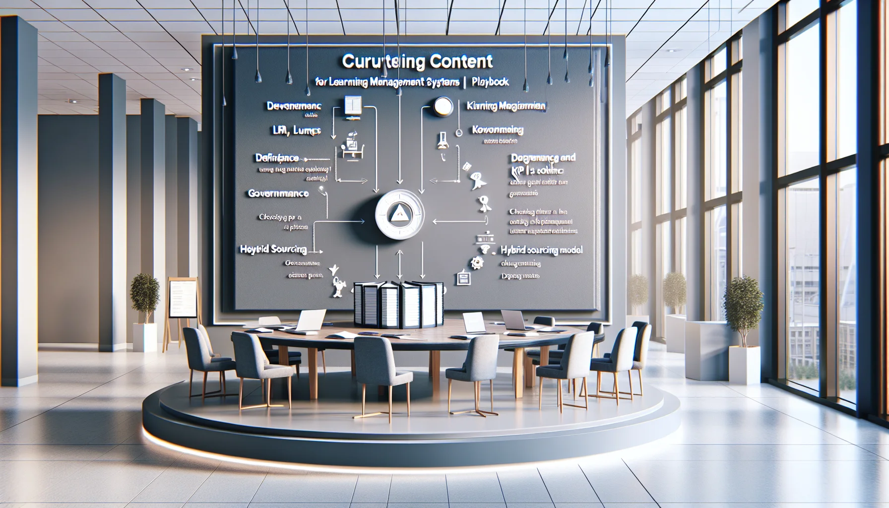 Team mapping metadata for curating content LMS in dashboard