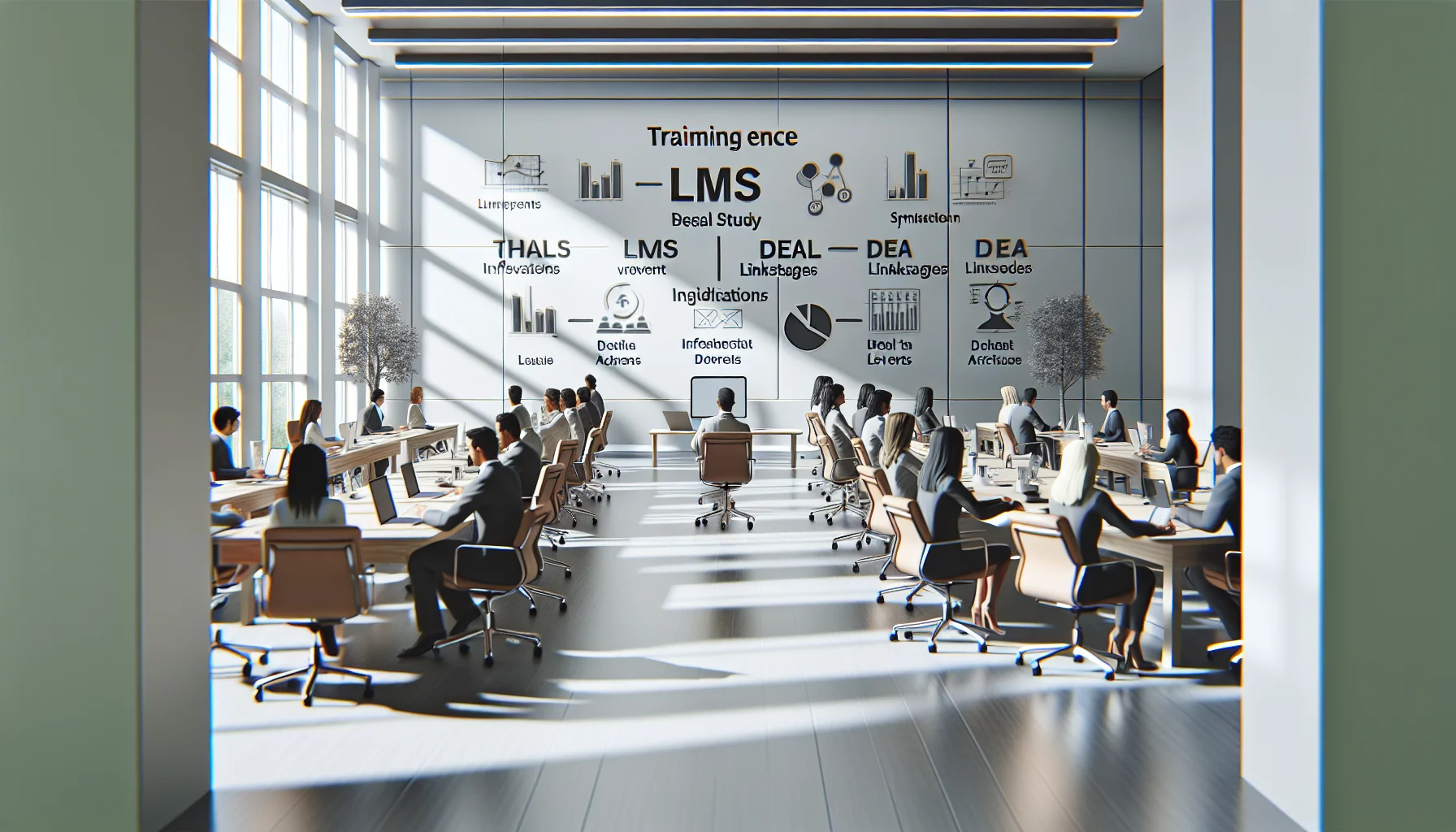 Dashboard showing HubSpot training case study LMS attribution metrics