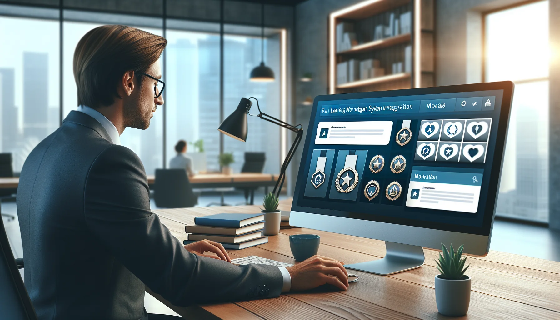 Dashboard displaying digital badges lms and micro-credentials progress