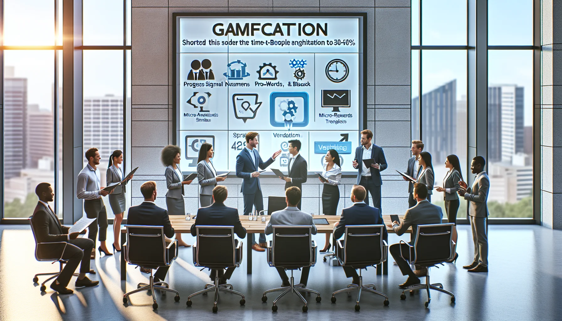 Learners engaging gamification incentives on LMS dashboard with progress bars