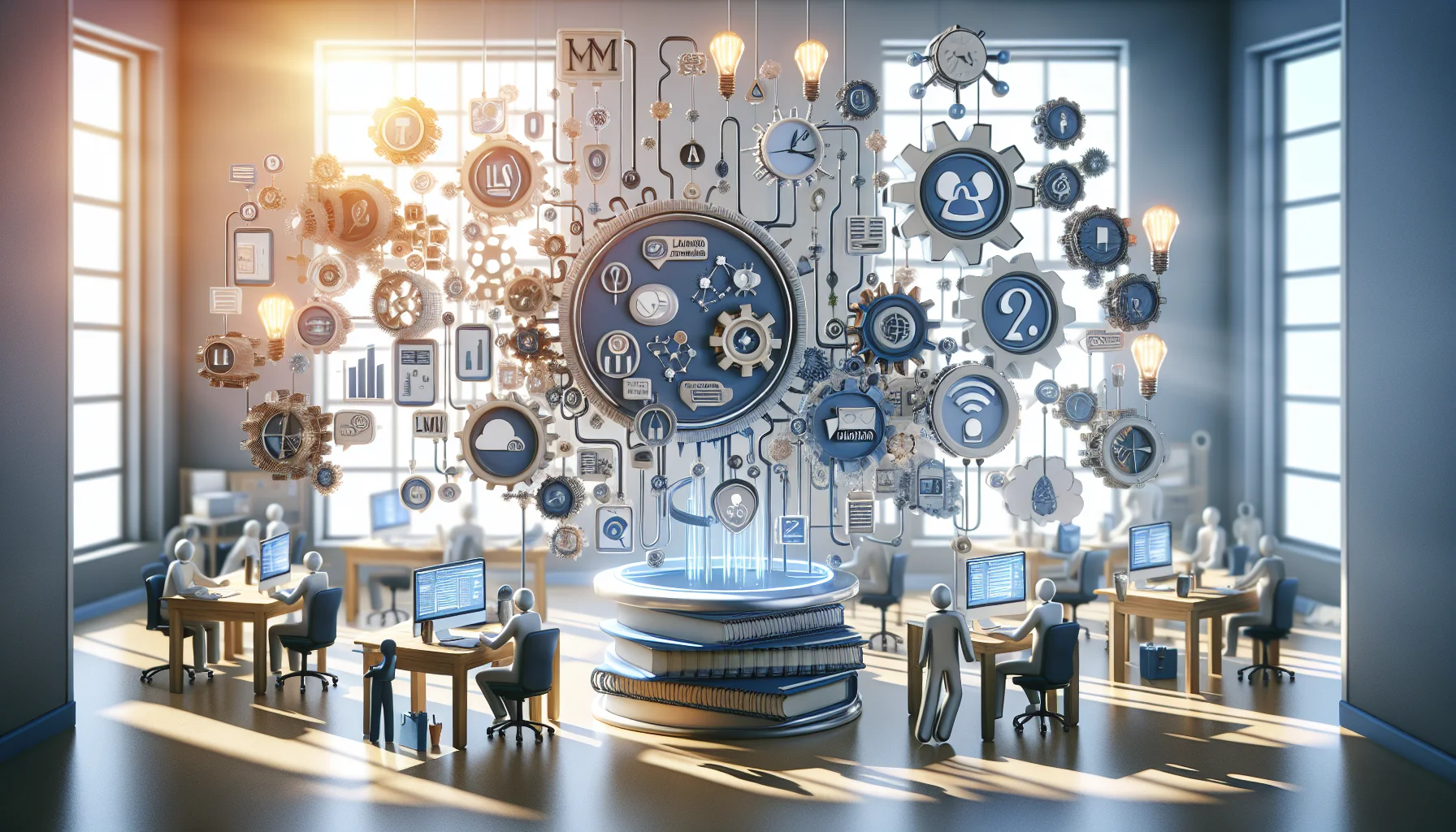 Developer mapping LMS APIs to ISO 9001 workflow diagrams