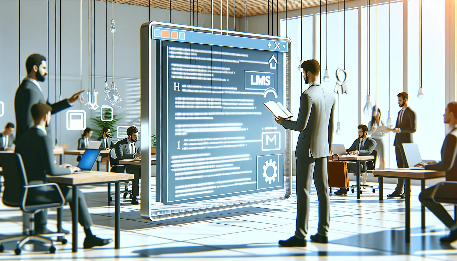Compliance checklist for LMS compliance issues on laptop screen