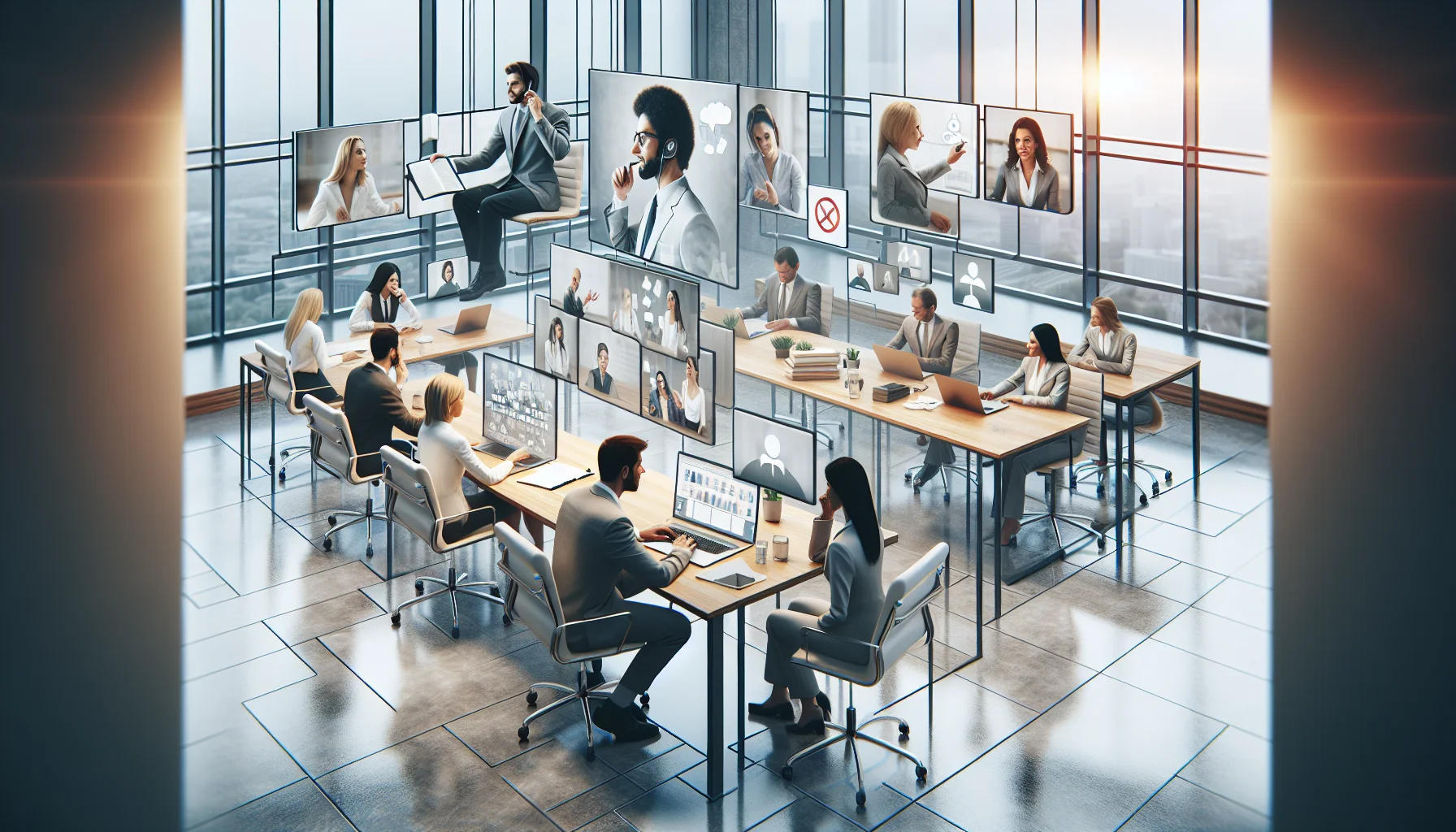 Remote team collaborating using social learning features dashboard