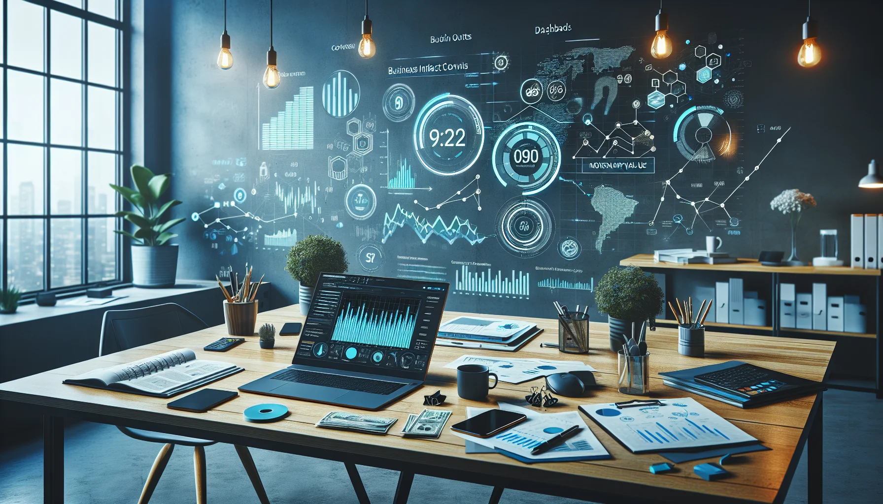 Dashboard showing activation rate business impact and ROI calculations