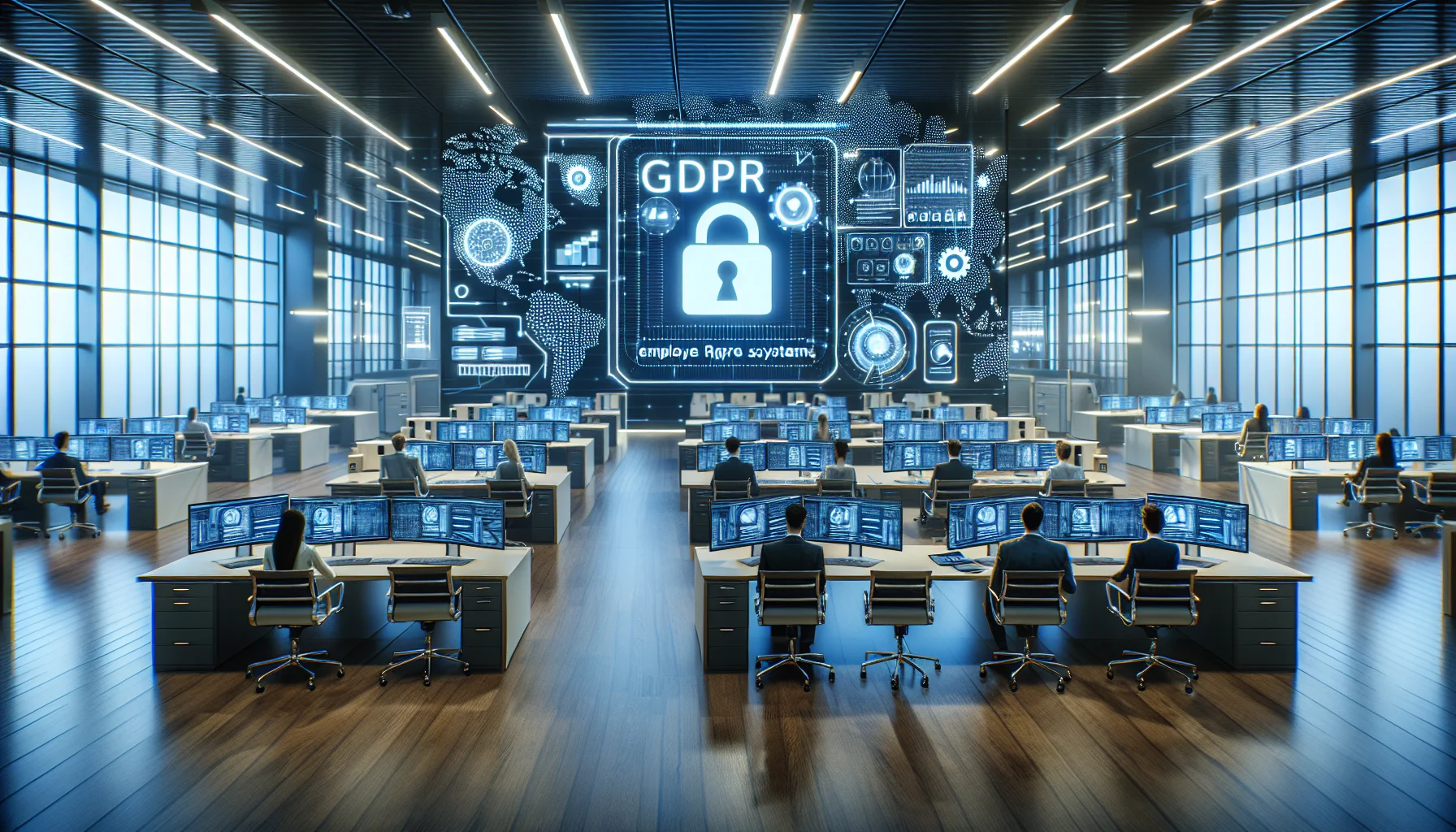 Compliance team reviewing GDPR and AI privacy checklist