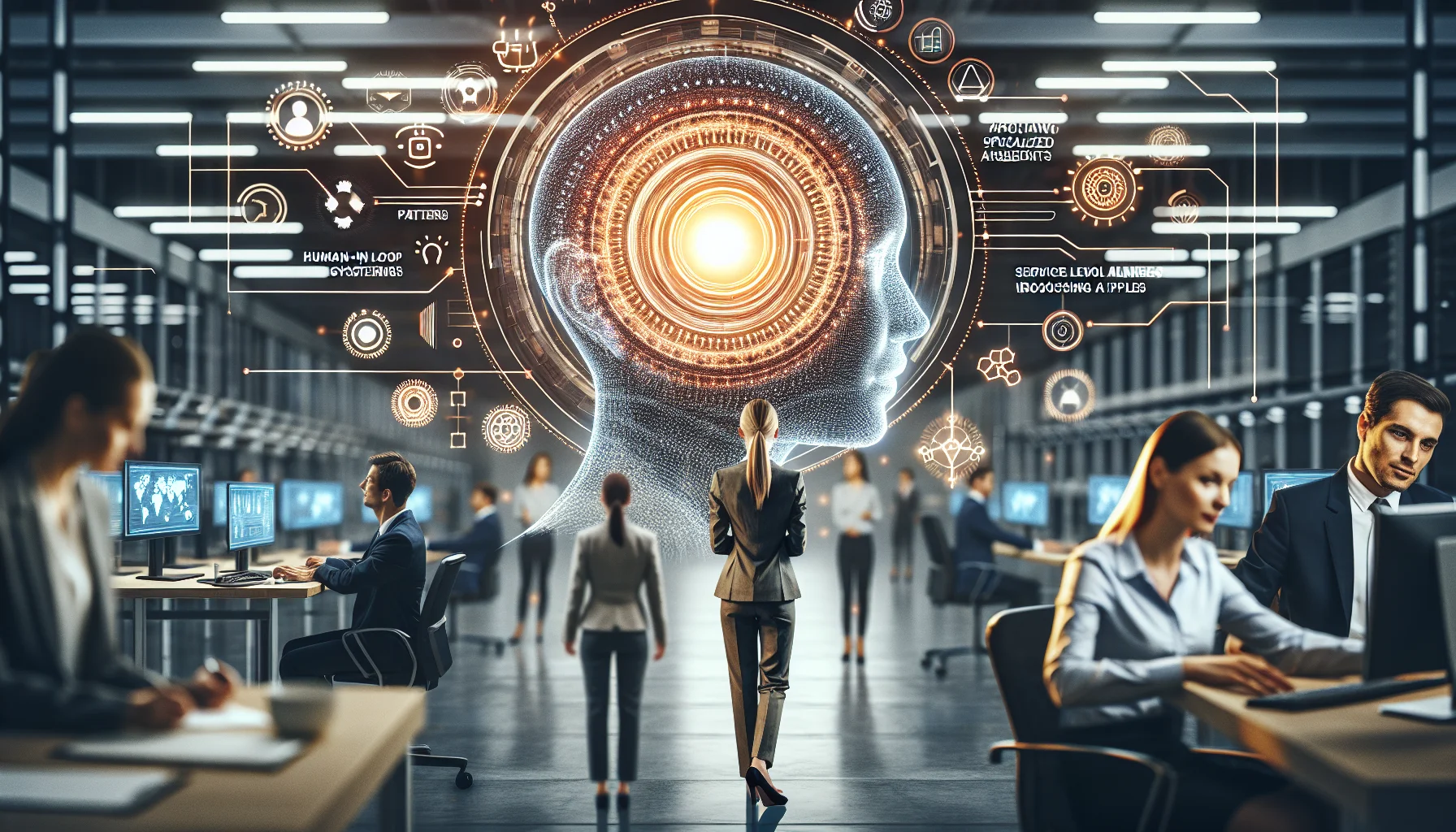 Engineers reviewing human-in-the-loop workflow and model confidence scores