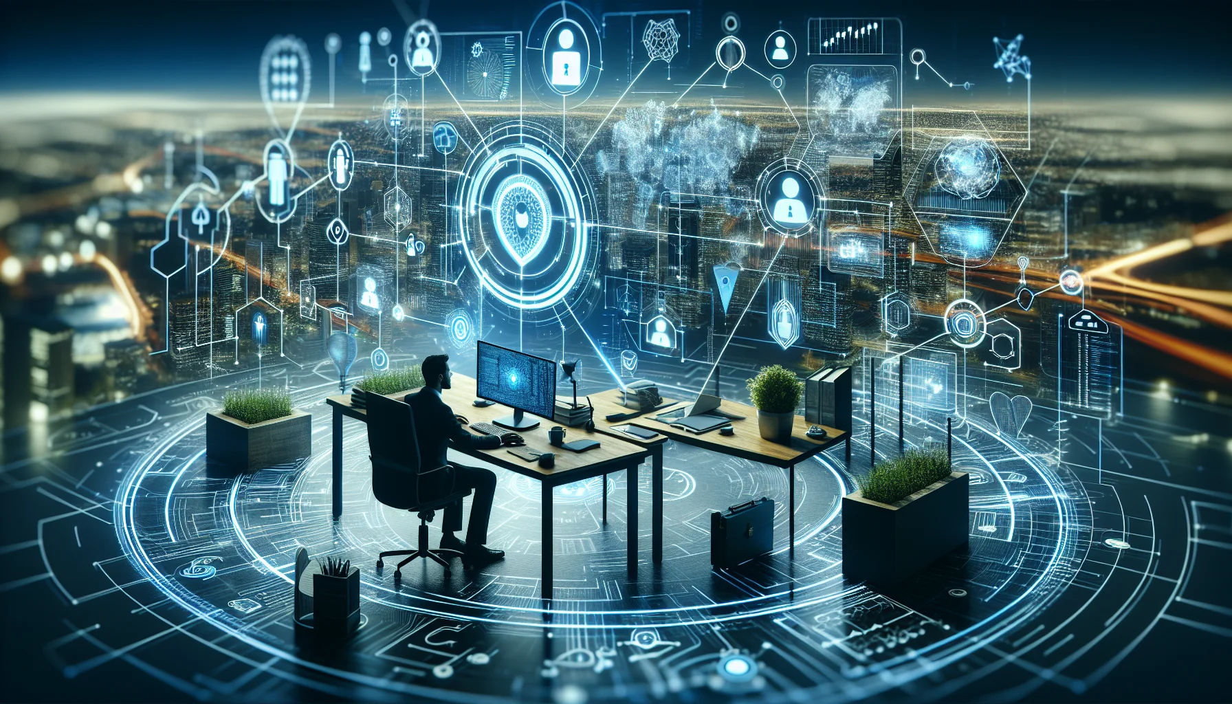Dashboard showing identity-aware microlearning tokenized access metrics and security telemetry