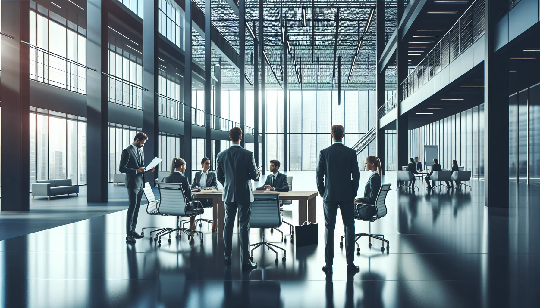 Manager coaching session planning growth with employee