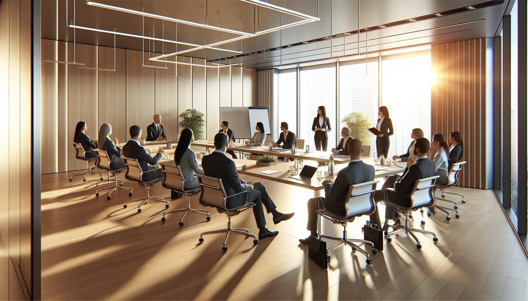 Compliance team reviewing third-party ethics training results dashboard