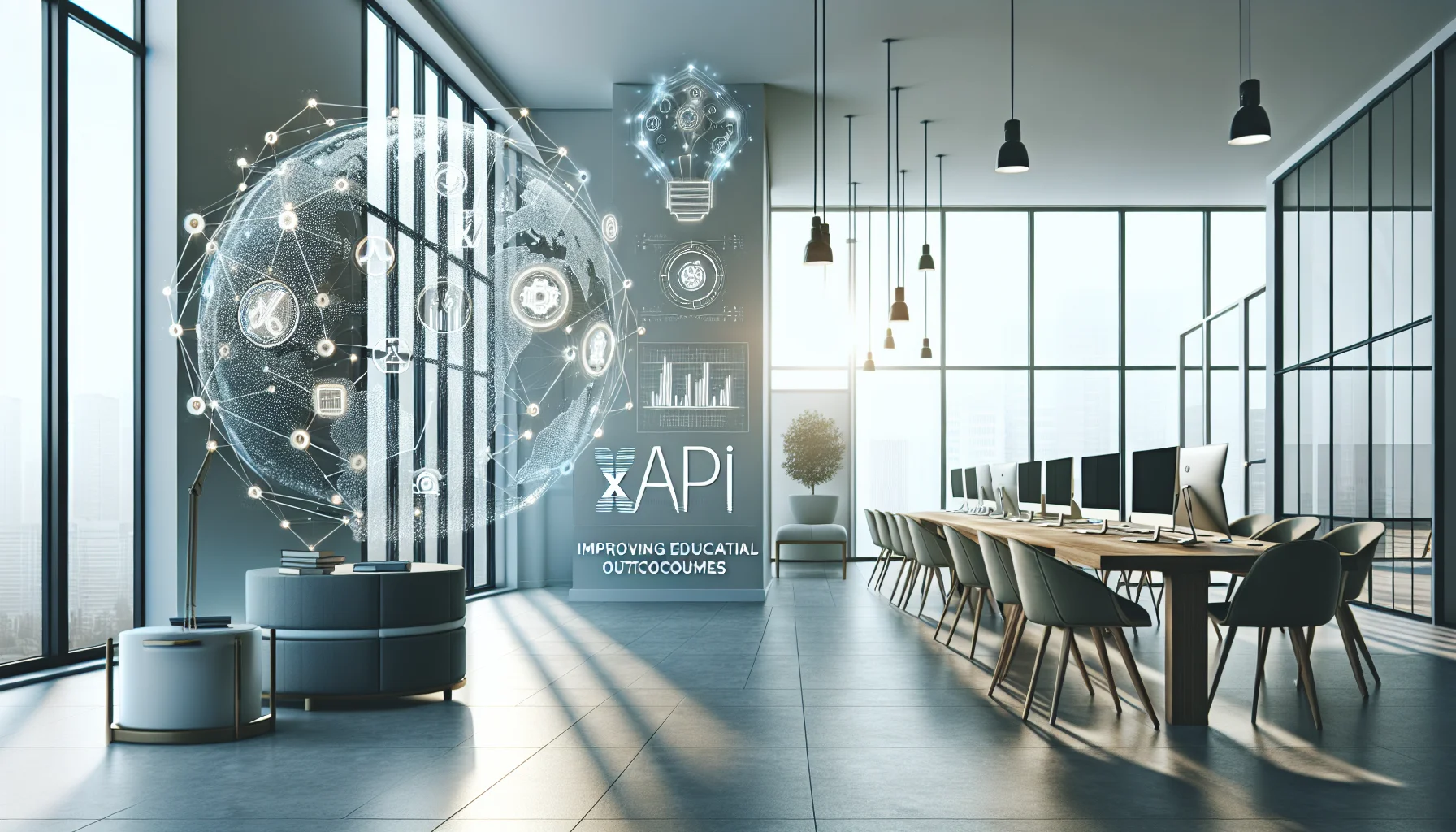 Dashboard showing xapi learning analytics statements and learner journeys