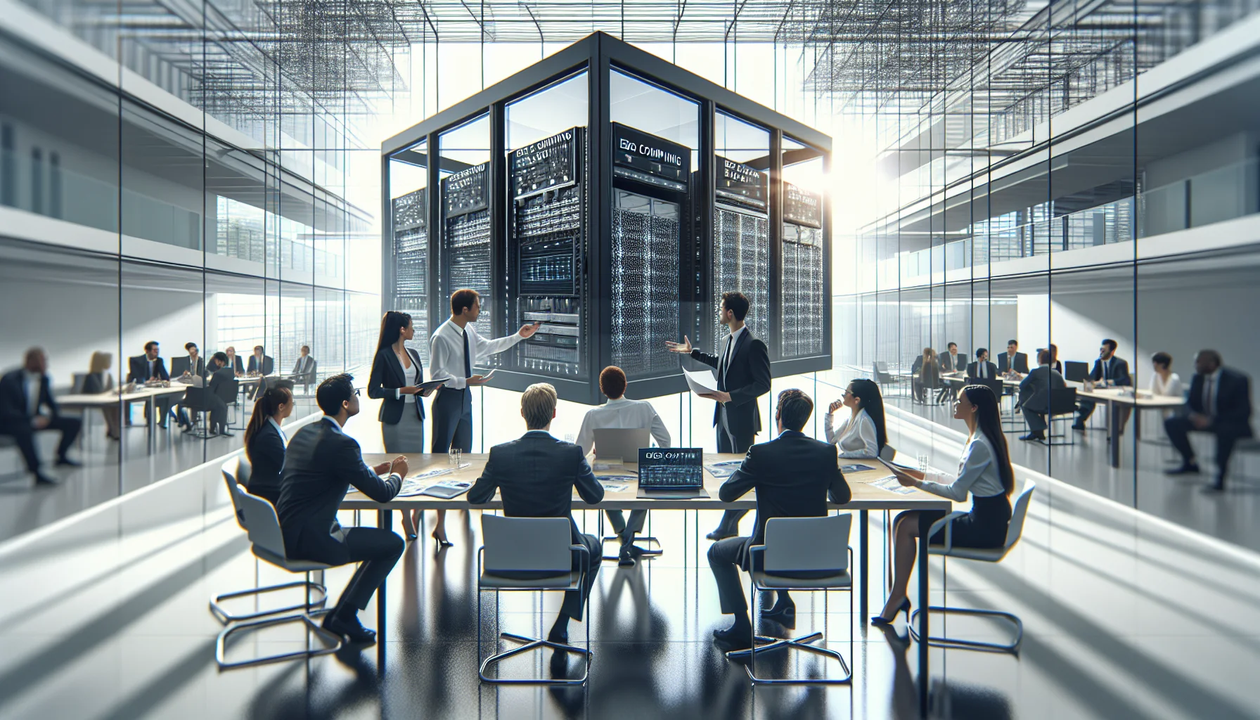 Engineer reviewing edge computing cost and TCO spreadsheet