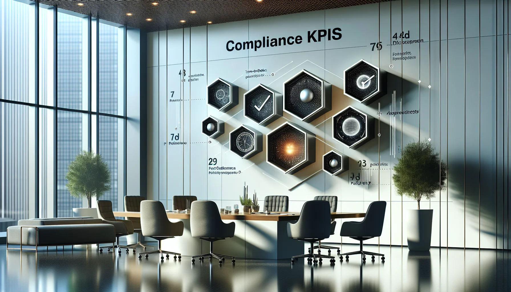 CFO dashboard showing compliance KPIs and alert trends