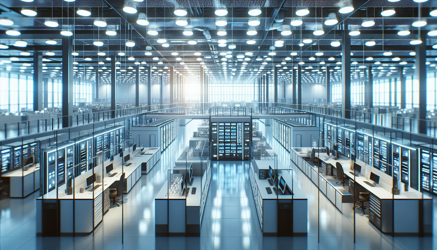 Managers reviewing ethical frameworks for shop floor surveillance