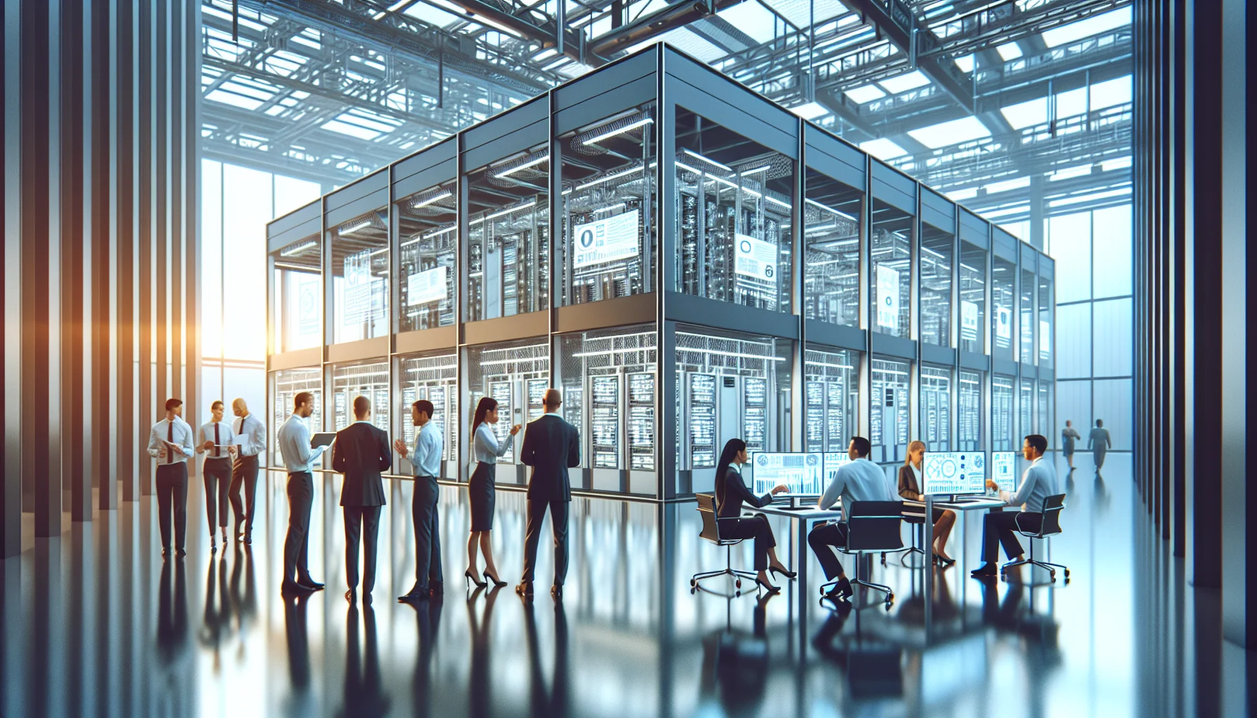 Procurement team reviewing a digital twin procurement RFP template