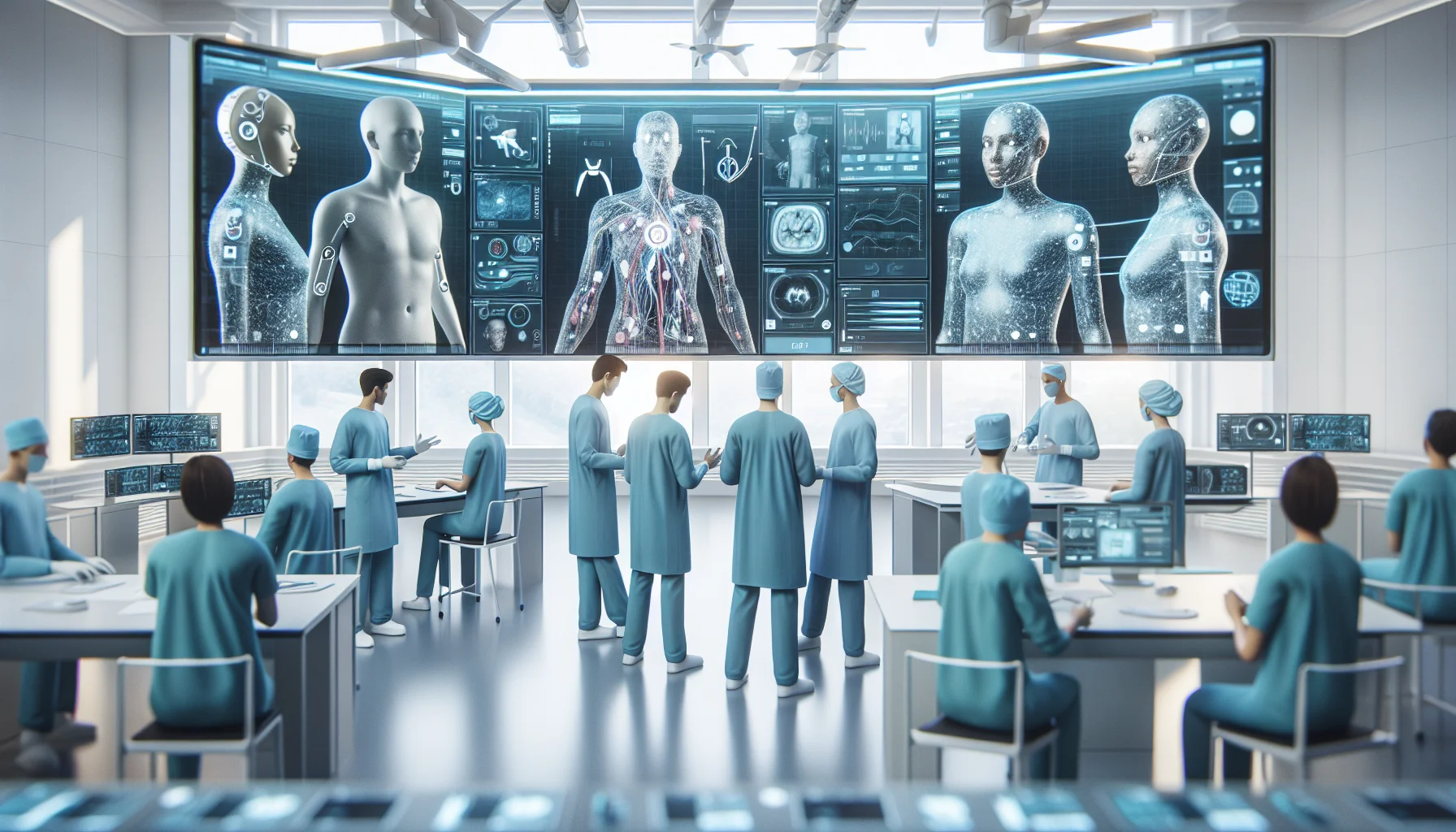 Visualization of human-agent models driving surgical simulation telemetry dashboard
