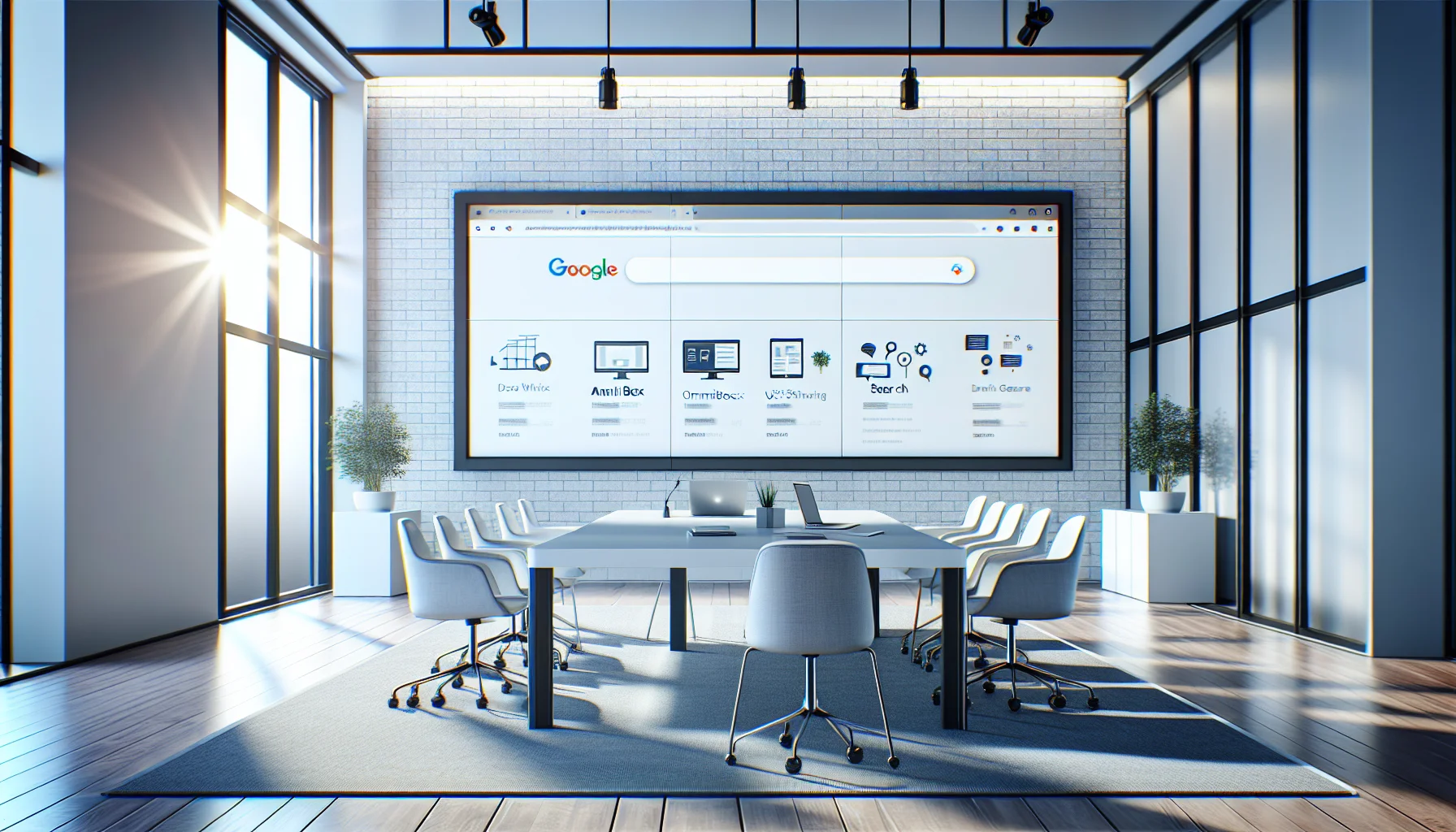 Designer reviewing LMS search UX omnibox wireframe on screen