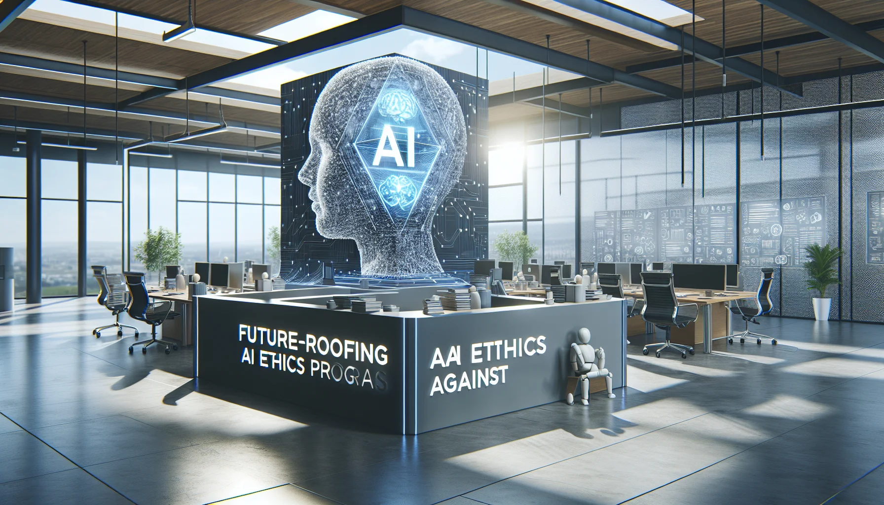Team planning how to future-proof AI ethics program roadmap