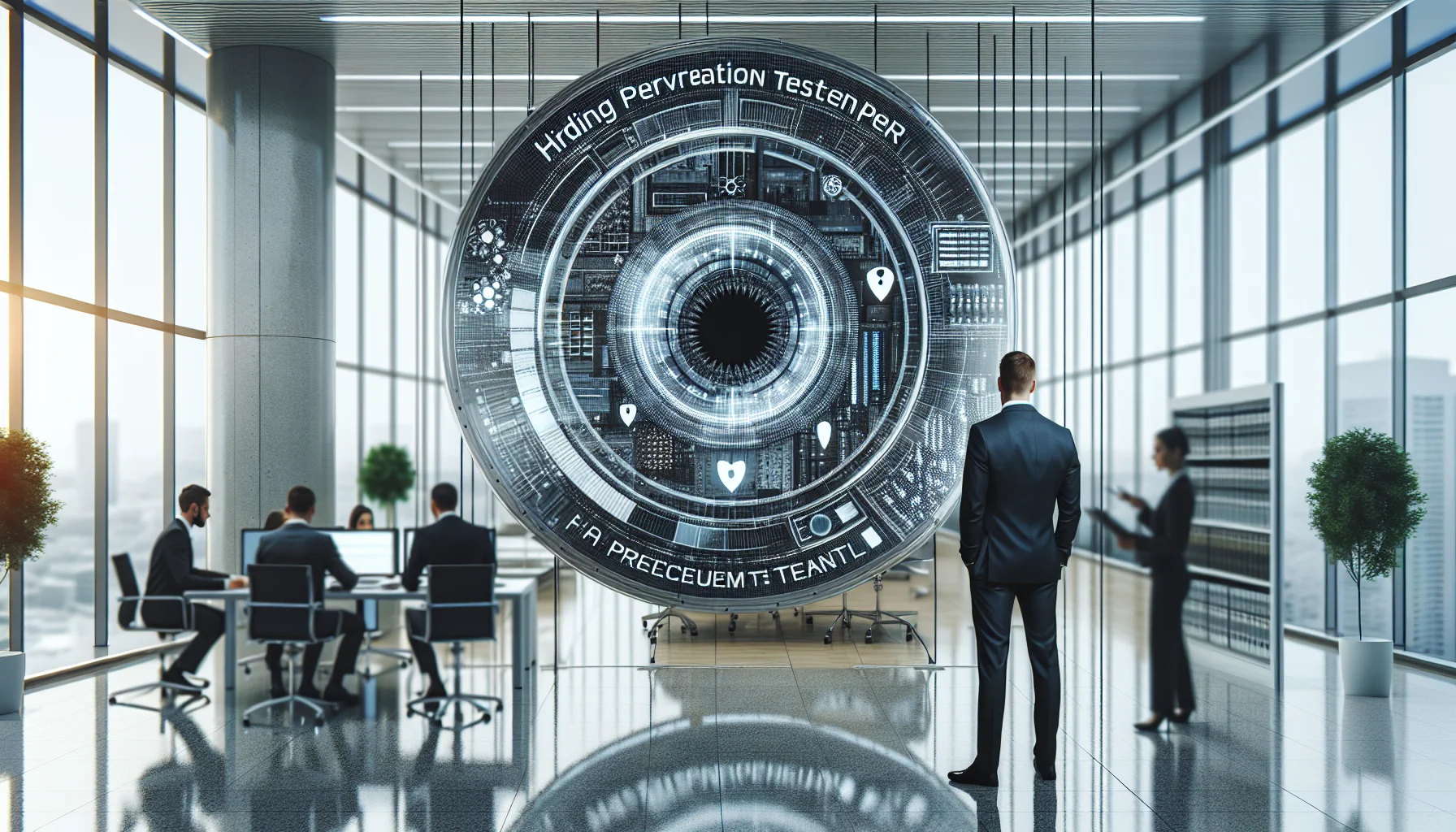 Security team evaluating how to hire penetration testing provider