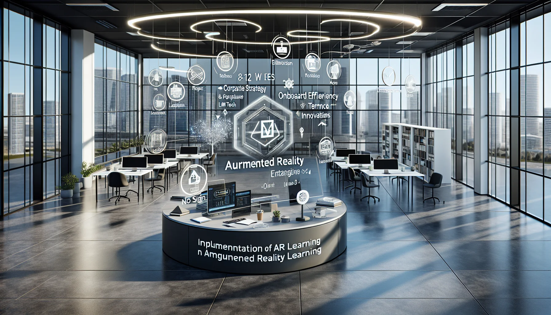Worker using headset: AR onboarding case study overlay demonstration