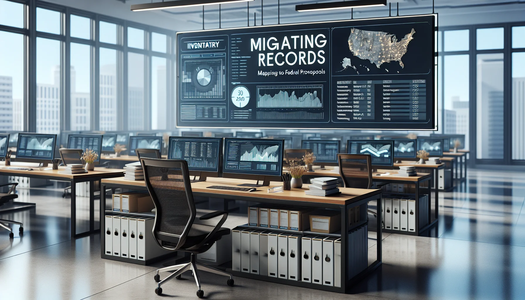 Team preparing to migrate training records using CSV template