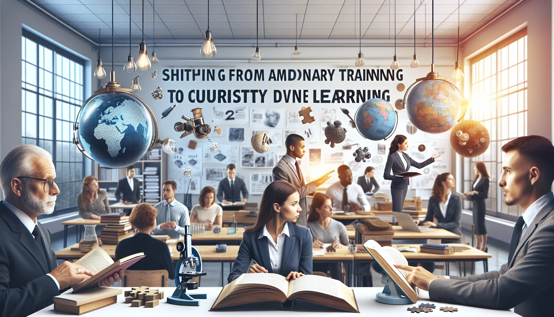 Team planning curiosity-driven learning pilot with checklist and metrics