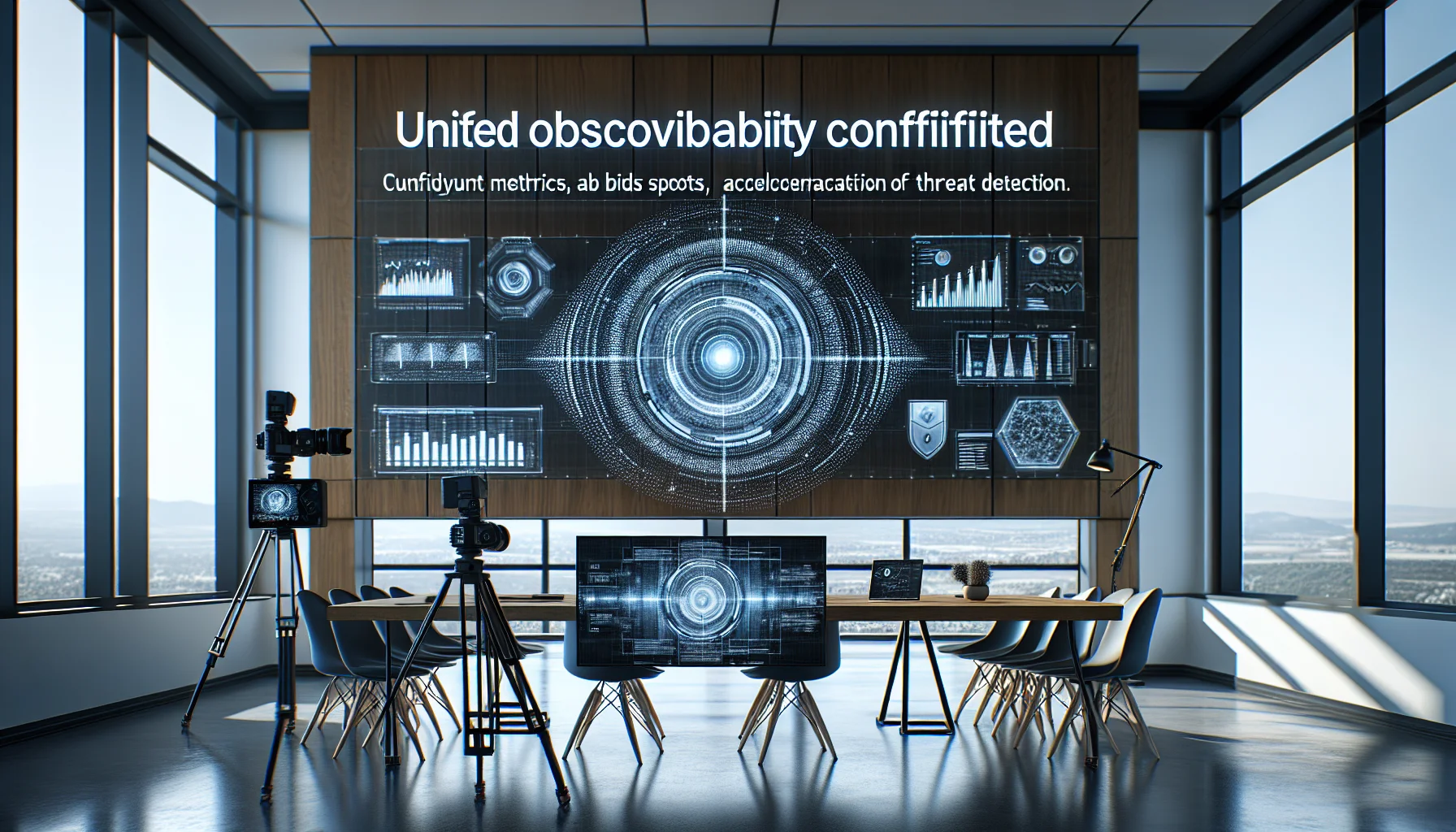 Dashboard showing unified observability for security telemetry analysis