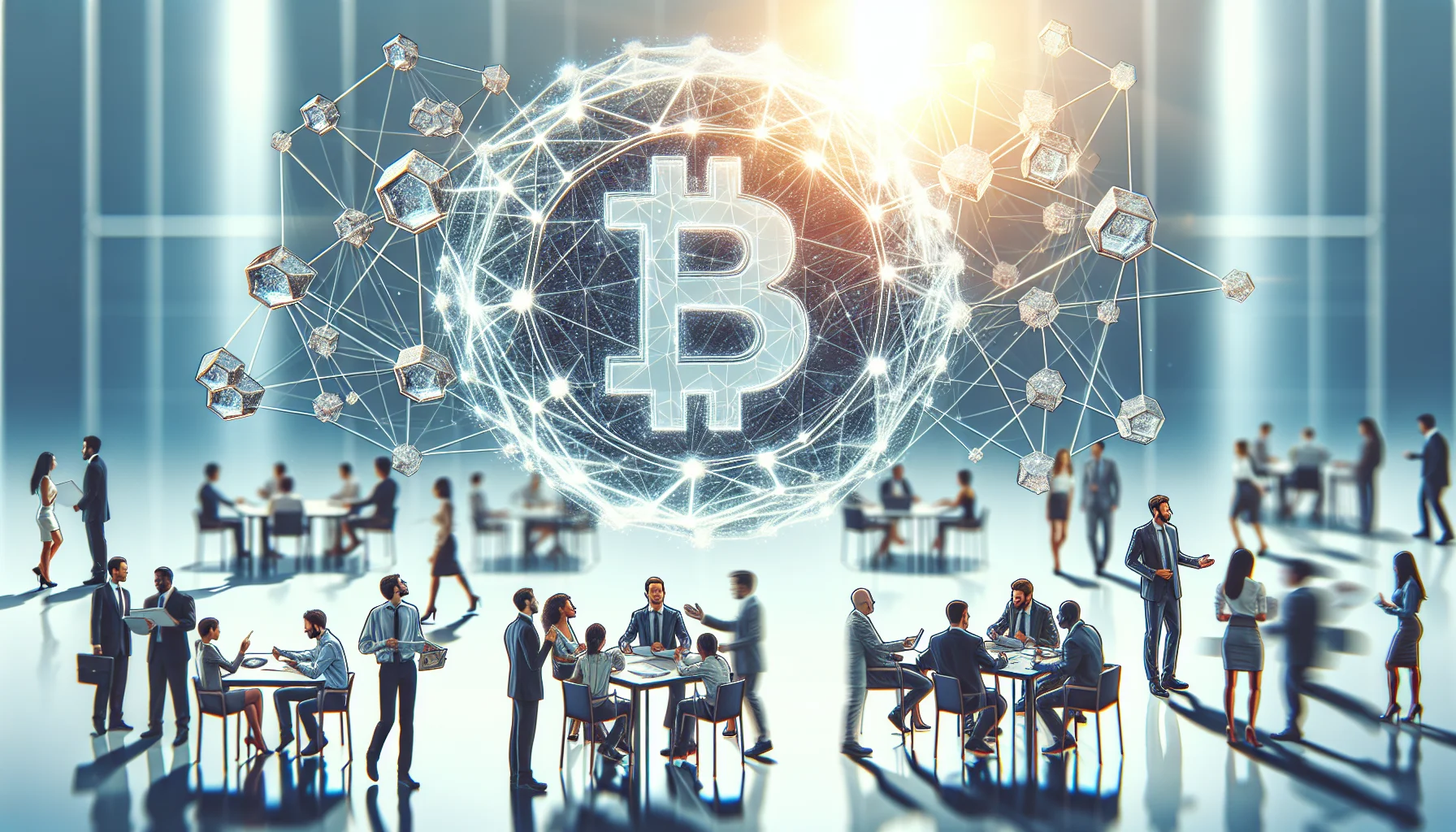 Platform dashboard showing skills marketplaces blockchain credential flows