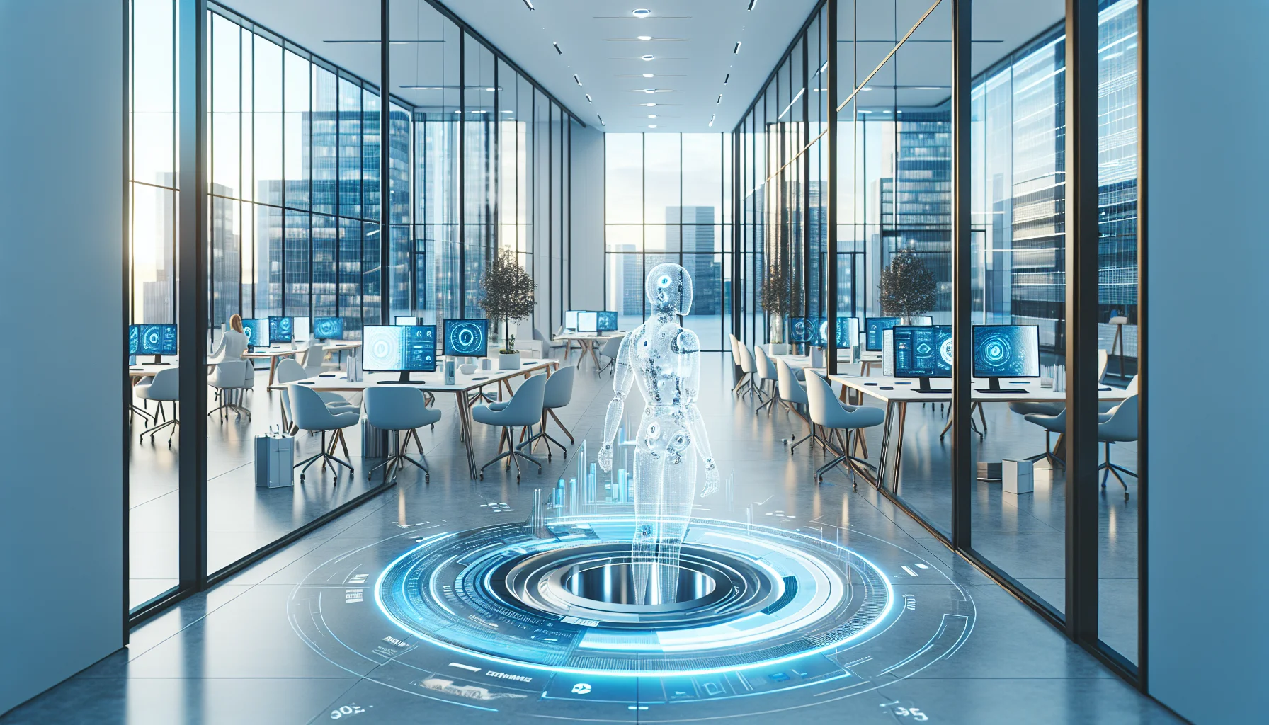 Decision-makers reviewing personalized learning AI implementation roadmap and KPIs