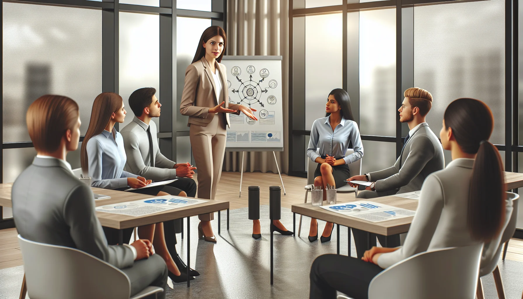In-house trainers collaborating over curriculum — train the trainer program