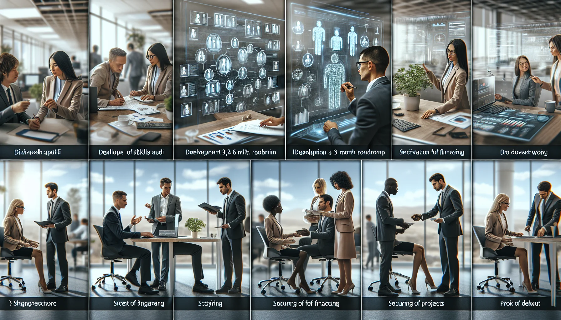 Professional planning reskilling for AI with roadmap and checklist